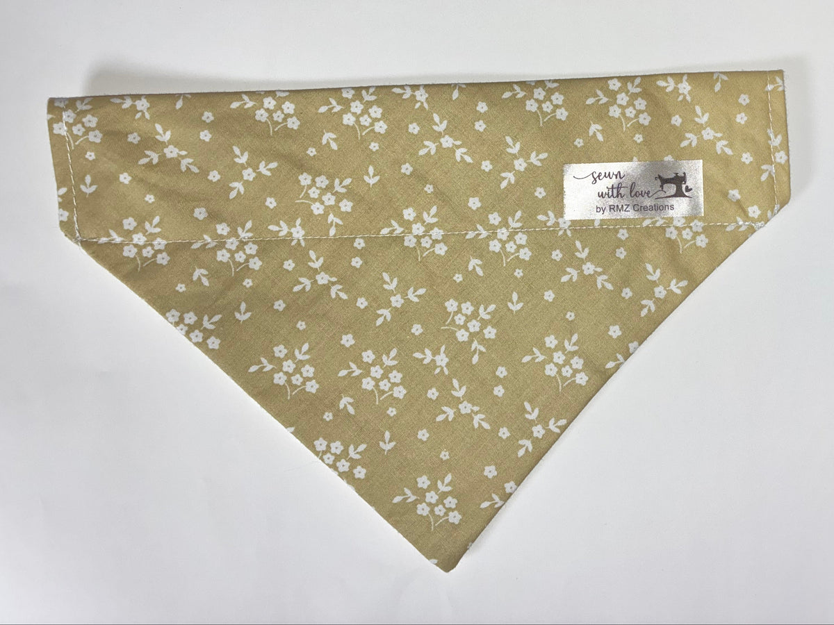 Summer Floral Pet Bandanas - Size Medium