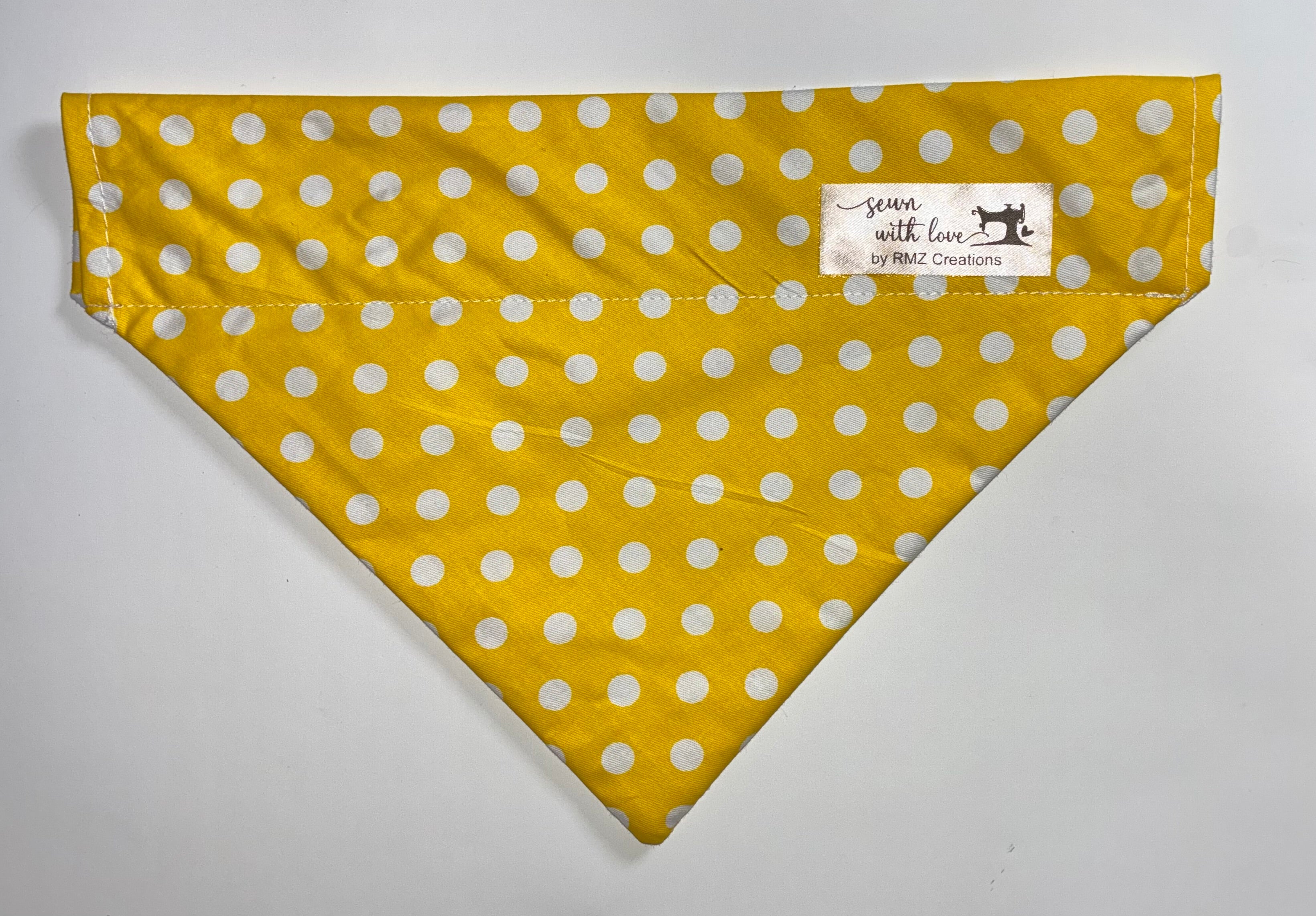 Polkadot Pet Bandanas - Size Medium