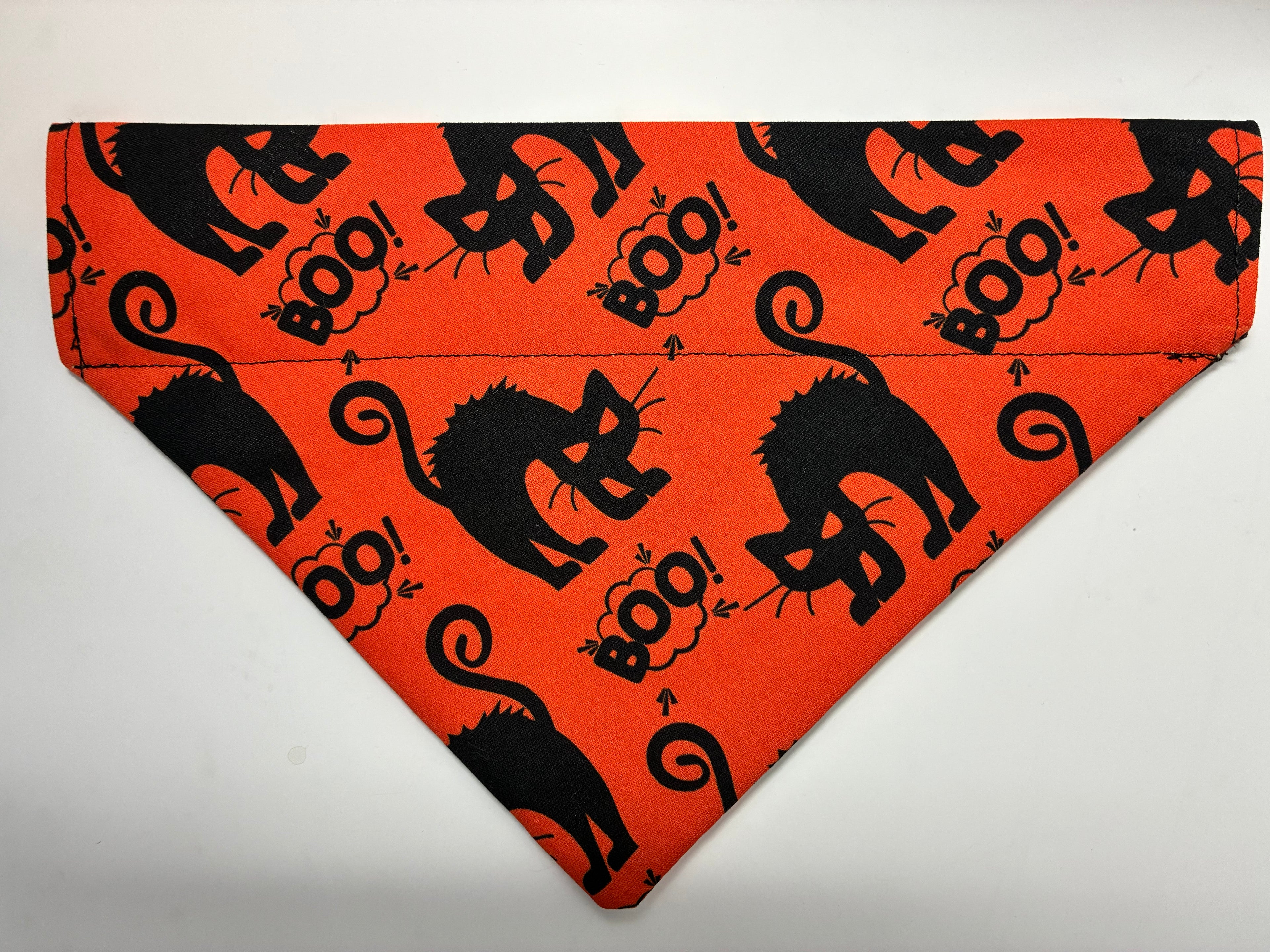 Black Cat Pet Bandana - Size Medium