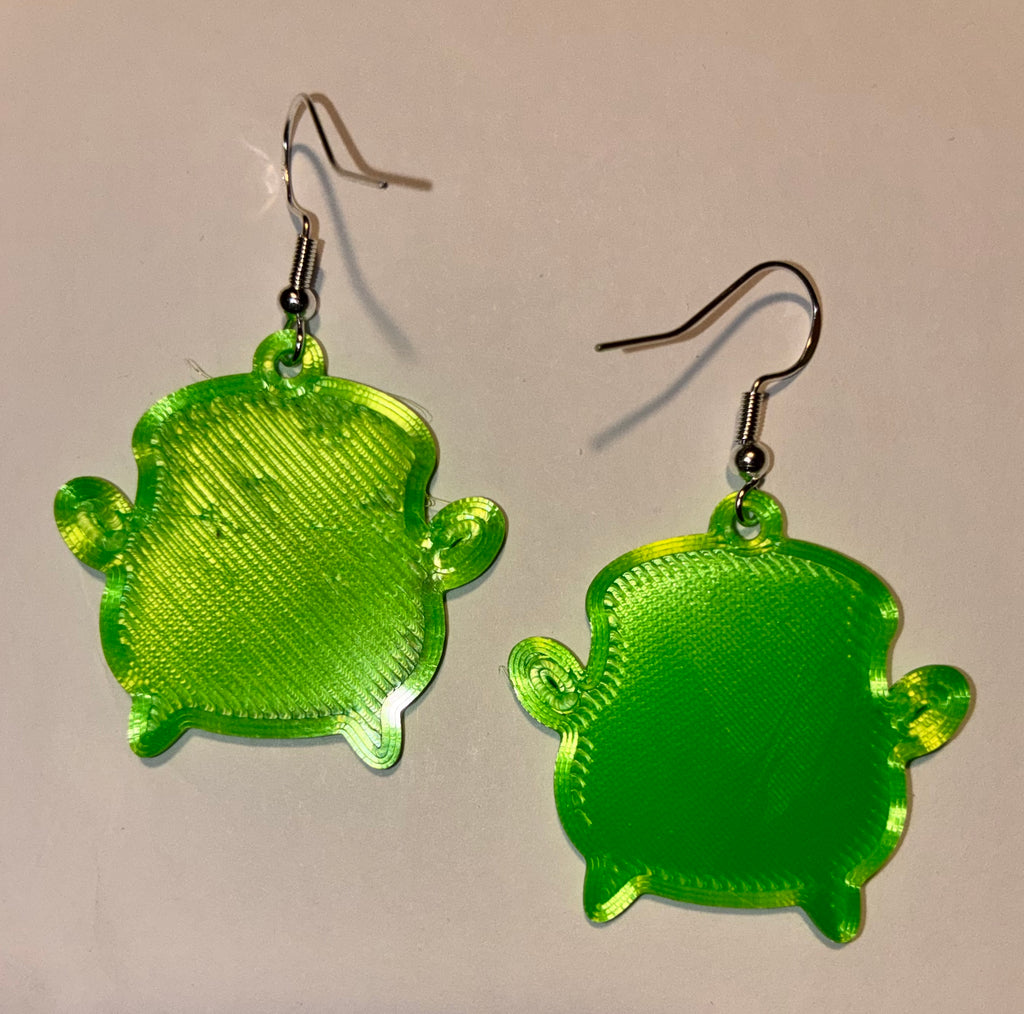 🍀 Pot of Gold Earrings – Lucky & Lightweight! 🍀