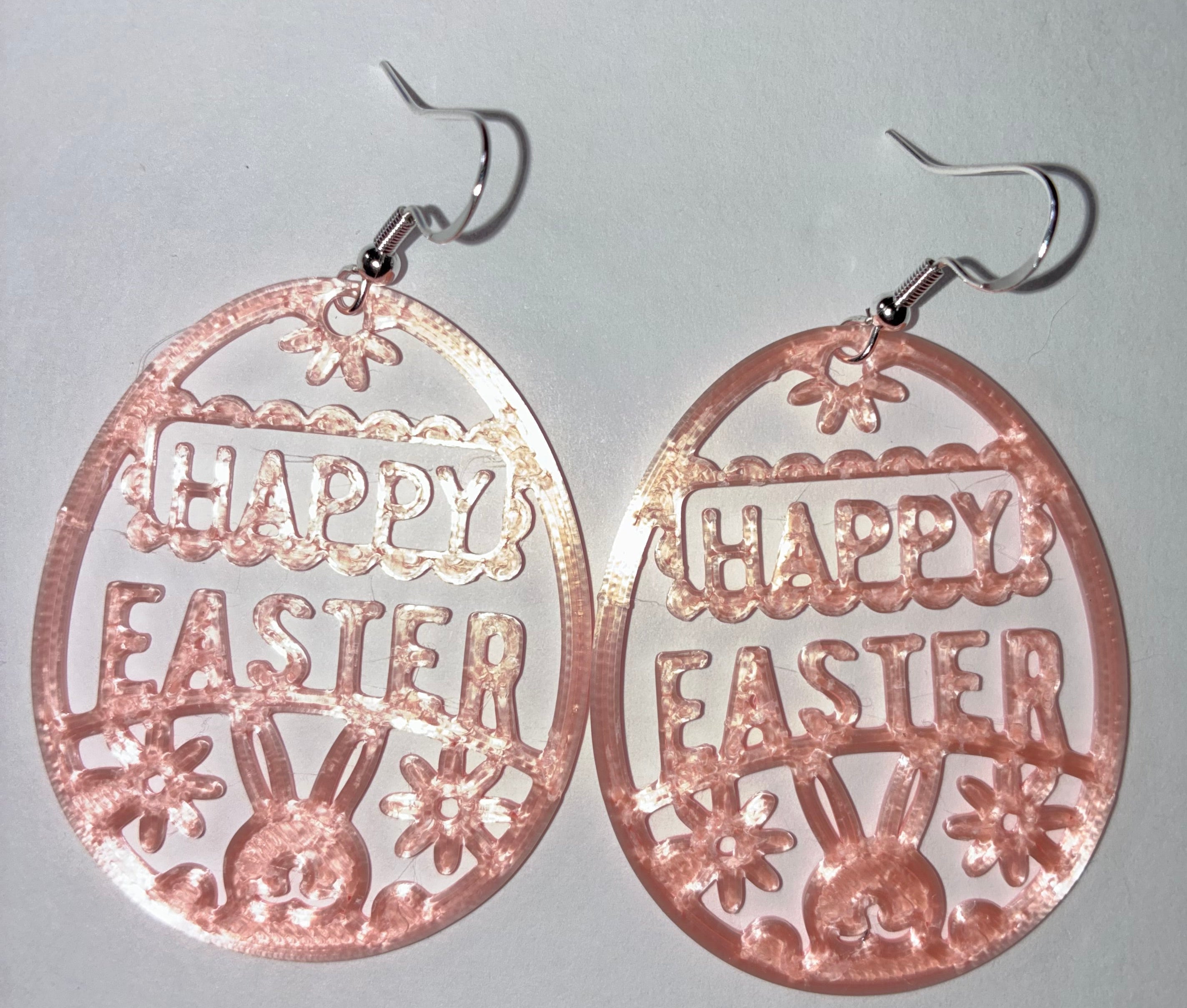 Easter Earrings 🐥 - Flower Bunny Silk
