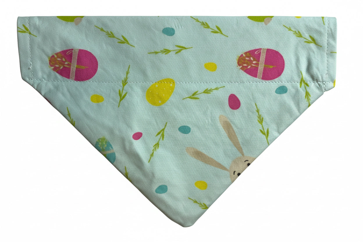 Easter Bunny and Egg Pet Bandana - Size Medium