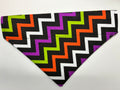 Halloween ZigZag Pet Bandana - Size Medium