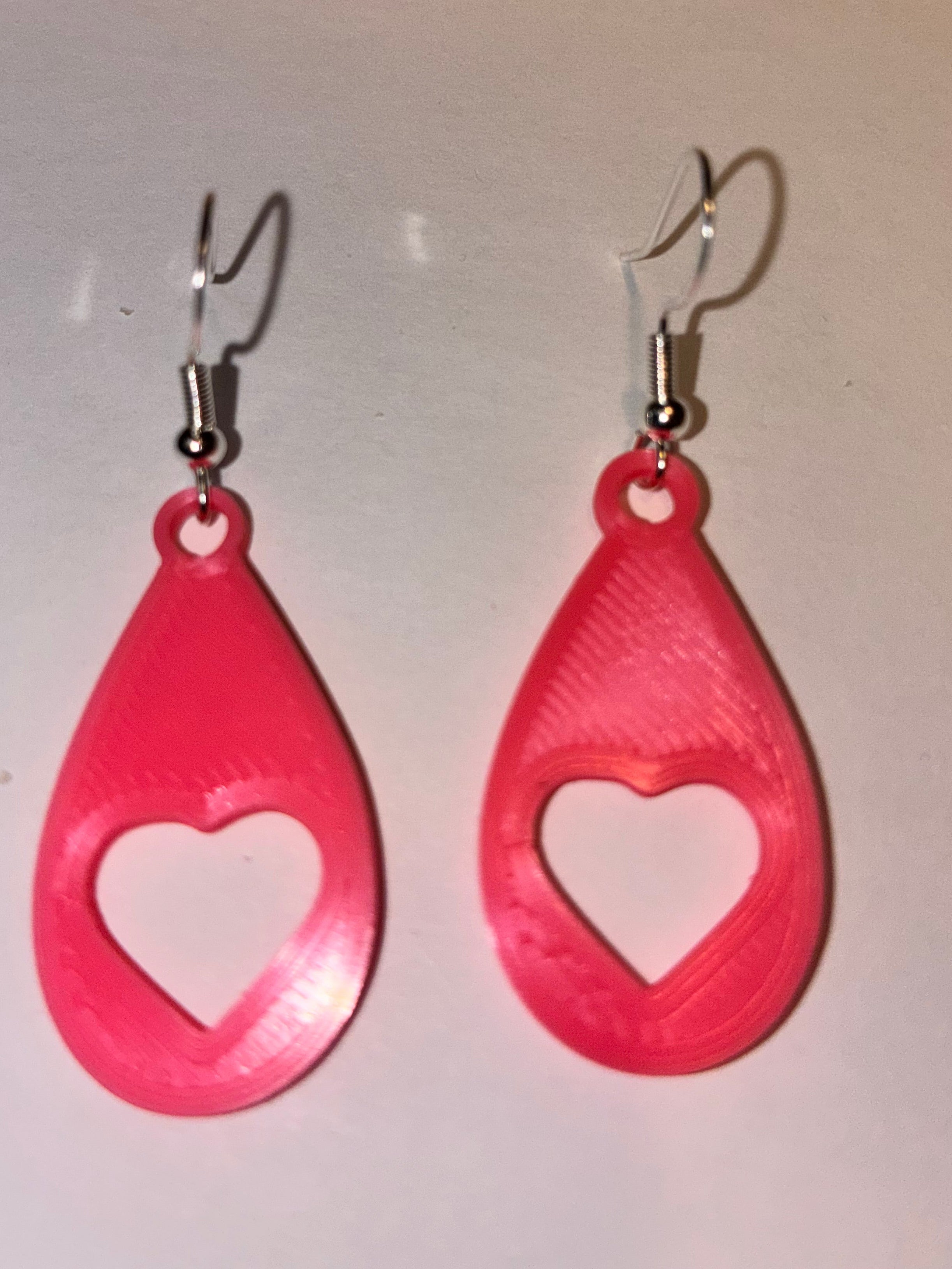 Valentine’s Day Light Pink Earrings | Hypoallergenic & Durable