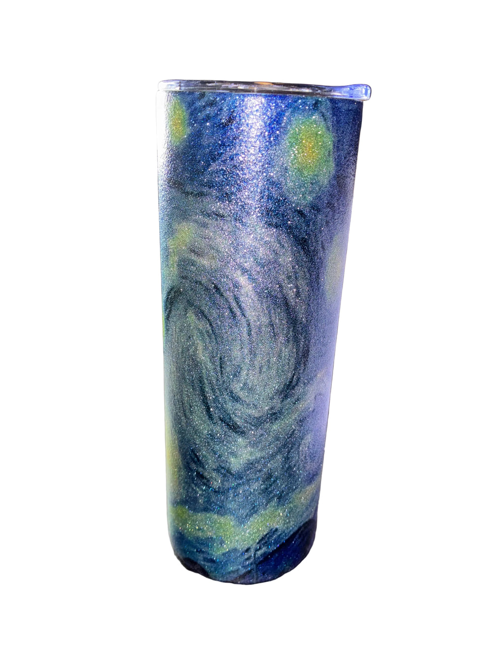 Starry Night Glitter Tumbler