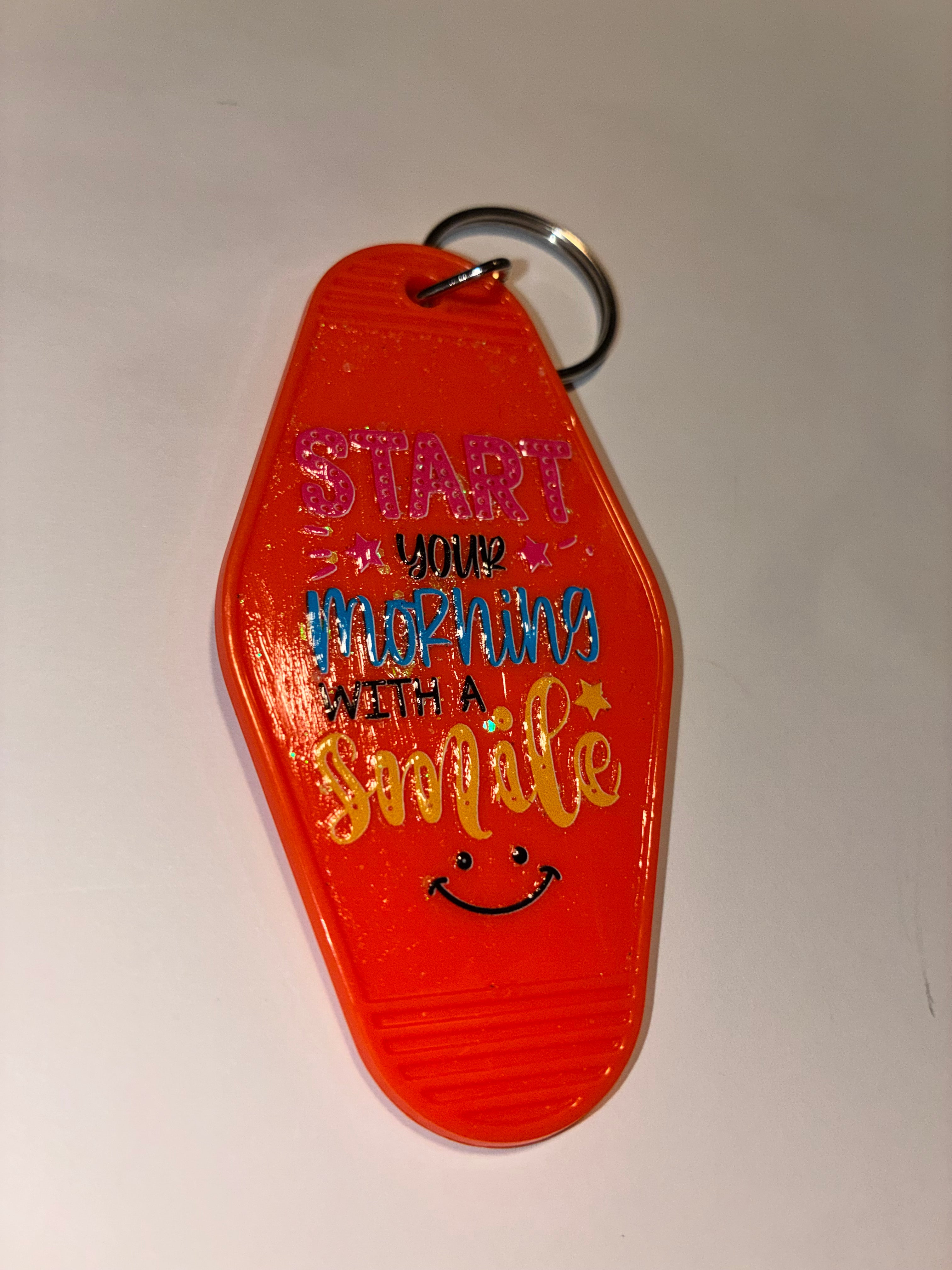 Keychains with Shiny Mod Podge