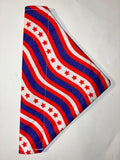 Patriotic Stripes Pet Bandana #3 - Size Small