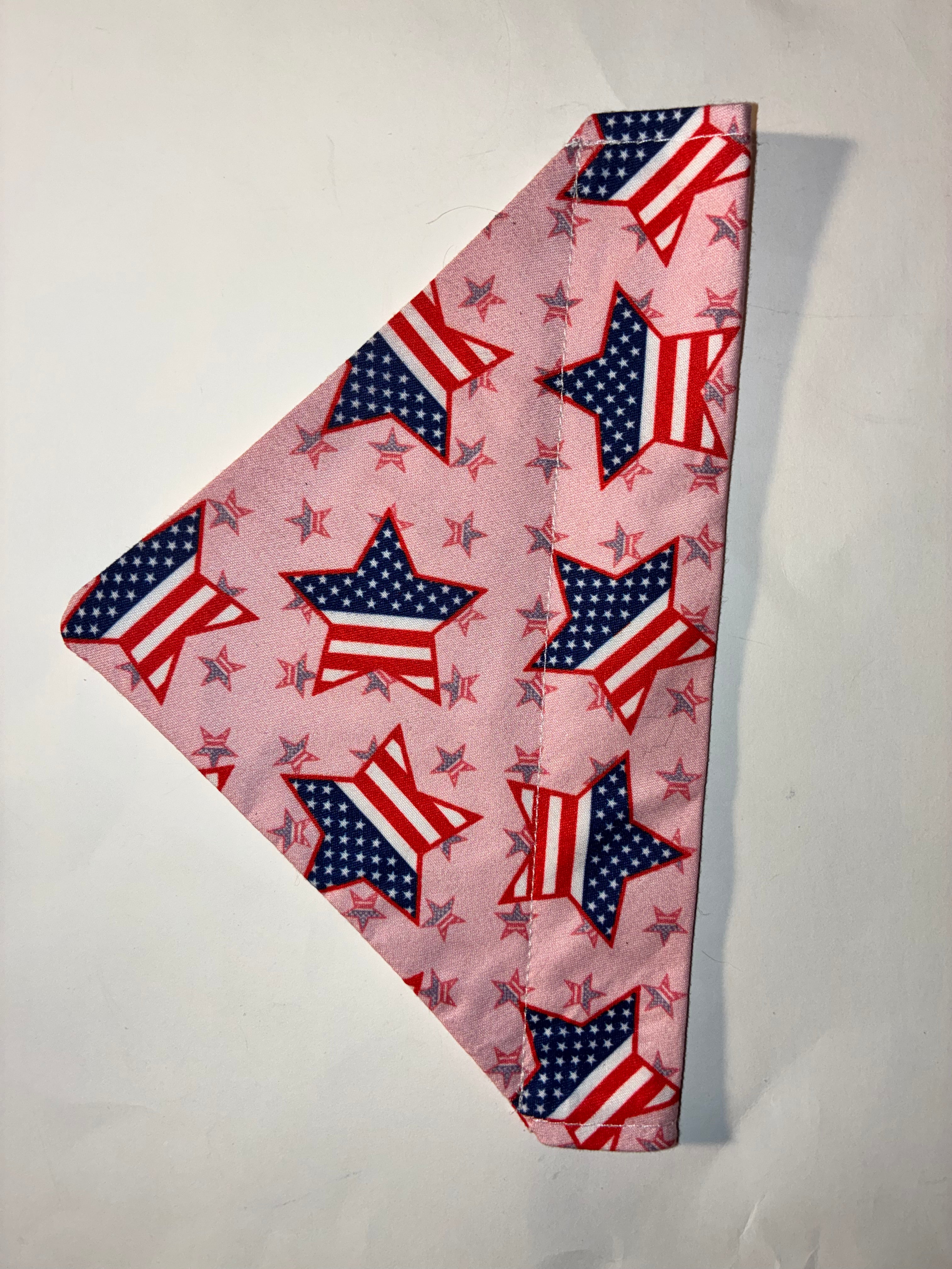 Patriotic Stars Pet Bandana #3 - Size Small