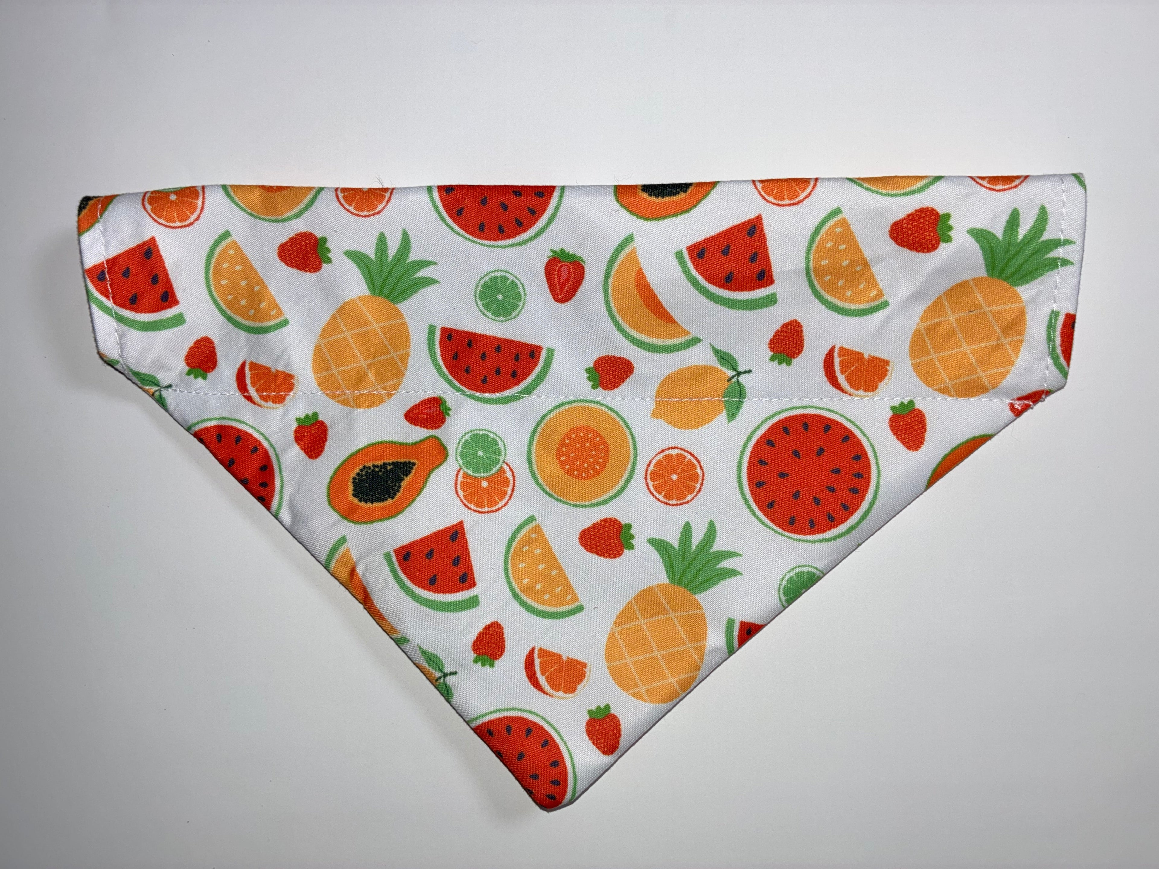 Summer Fruit Pet Bandanas - Size Medium