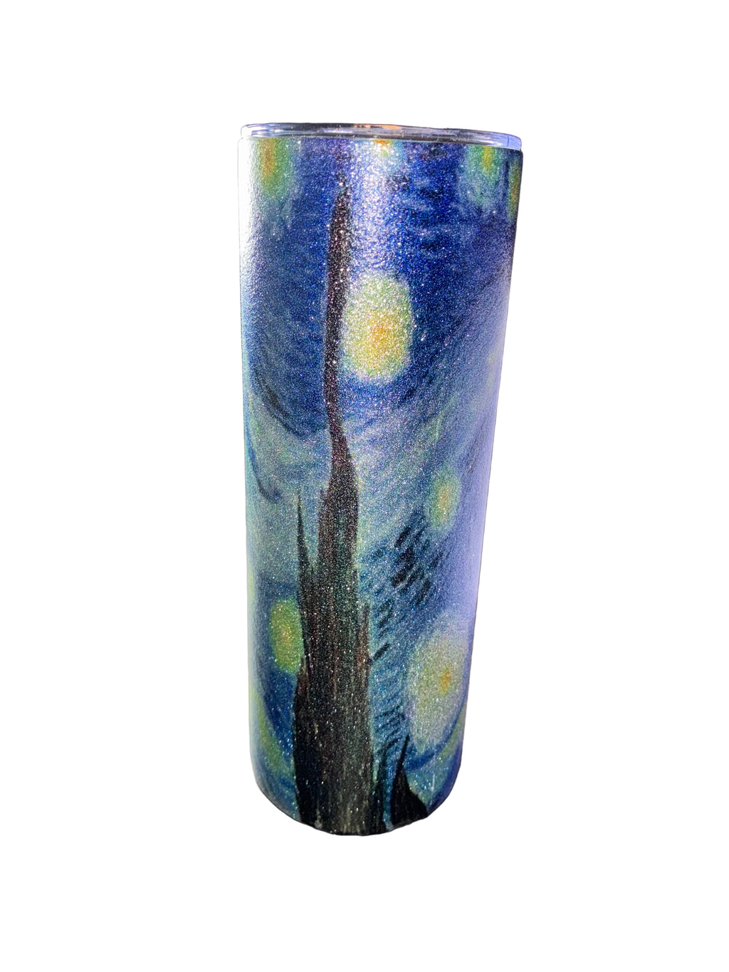 Starry Night Glitter Tumbler