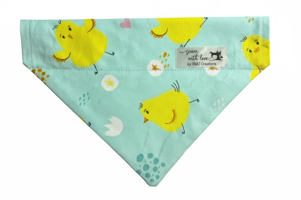 Easter Chick Pet Bandana - Size Medium
