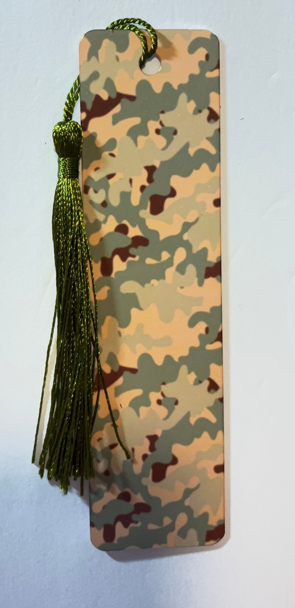 Tan Camo Bookmark