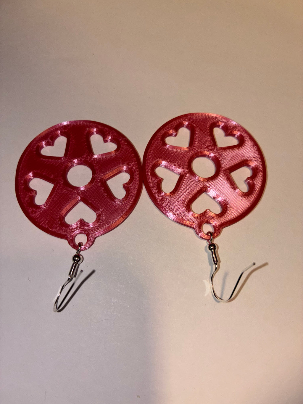 Valentine’s Day Silk Pink Earrings | Hypoallergenic & Durable