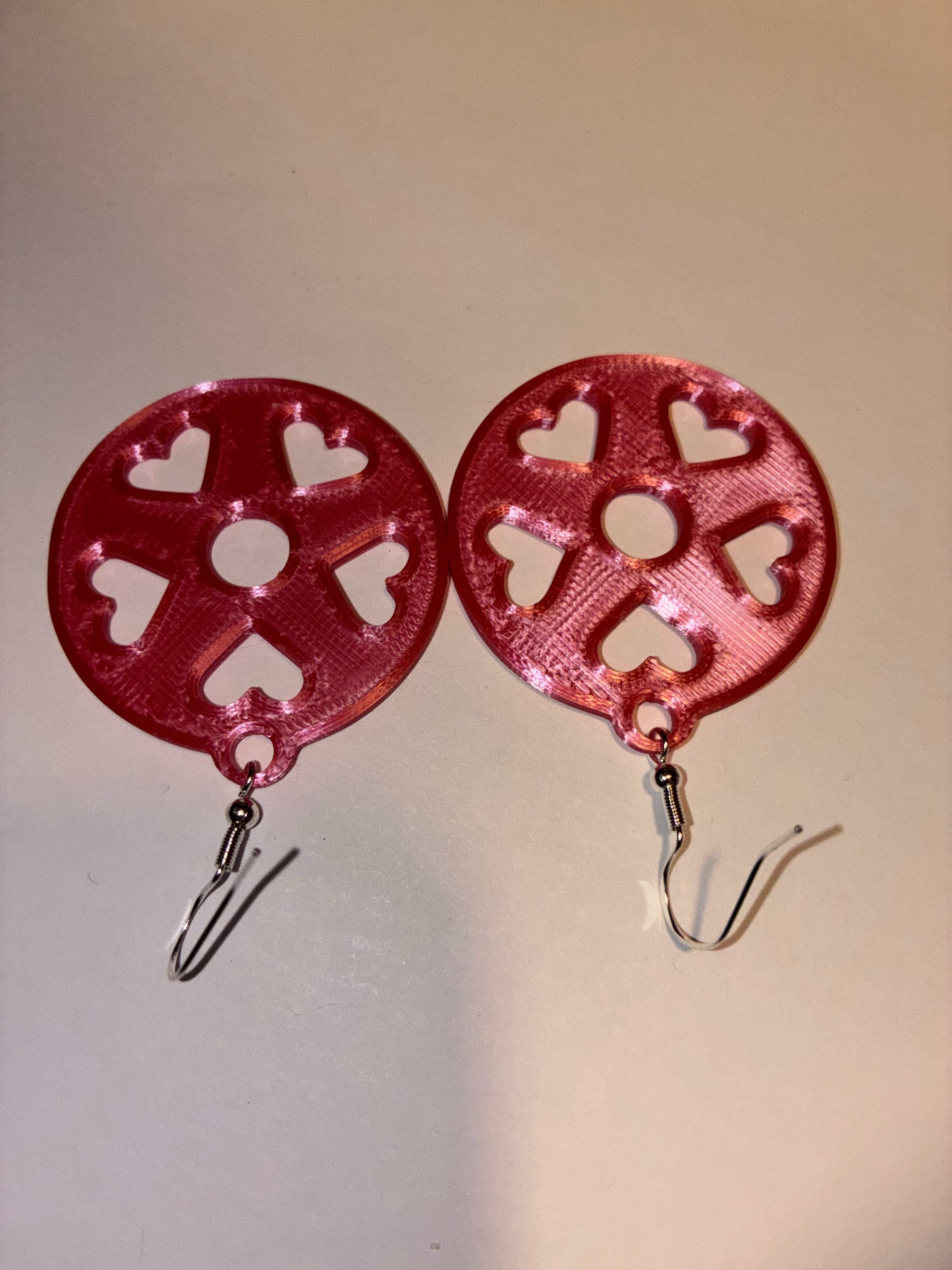 Valentine’s Day Silk Pink Earrings | Hypoallergenic & Durable