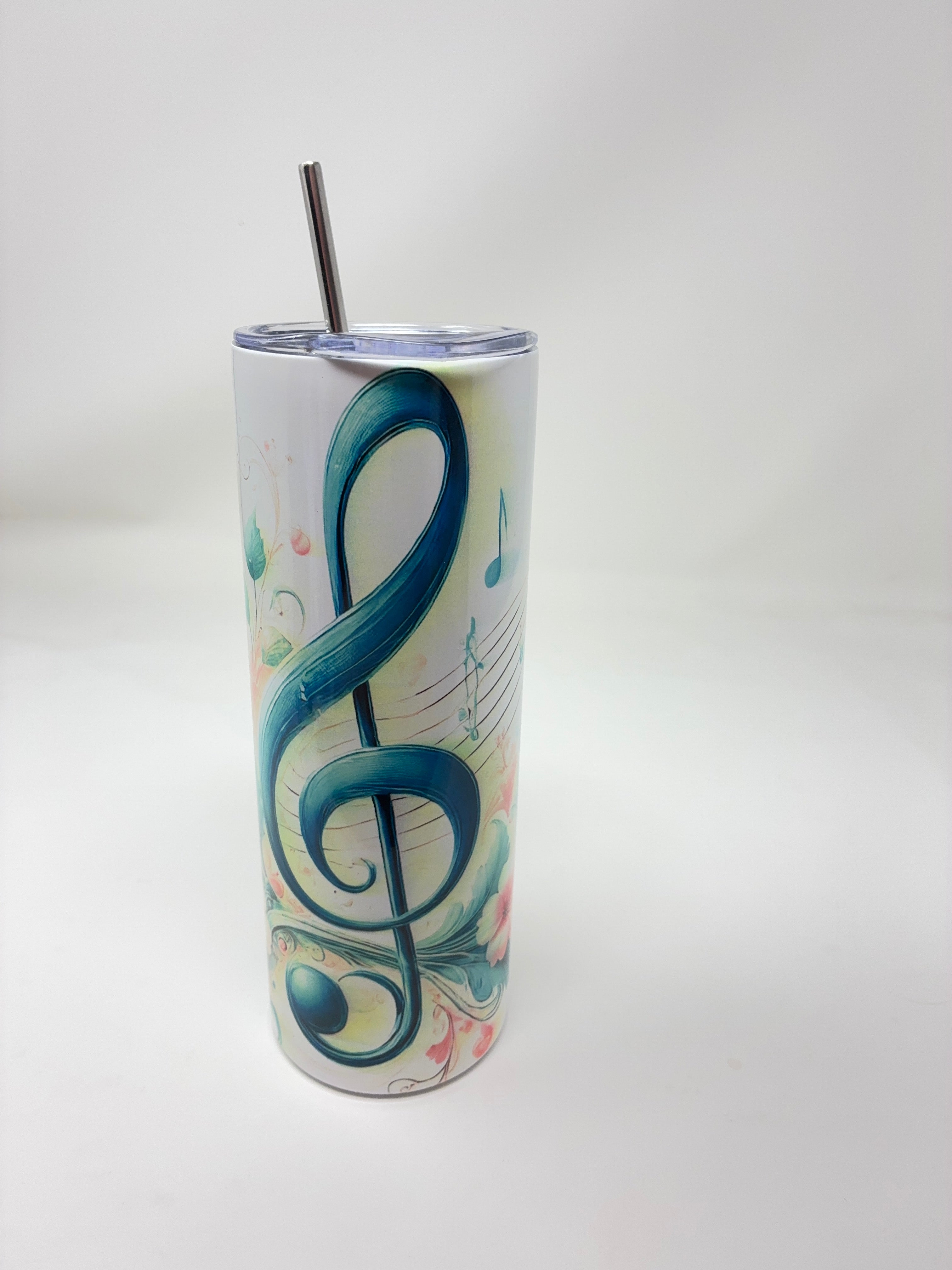 Music Floral Tumbler