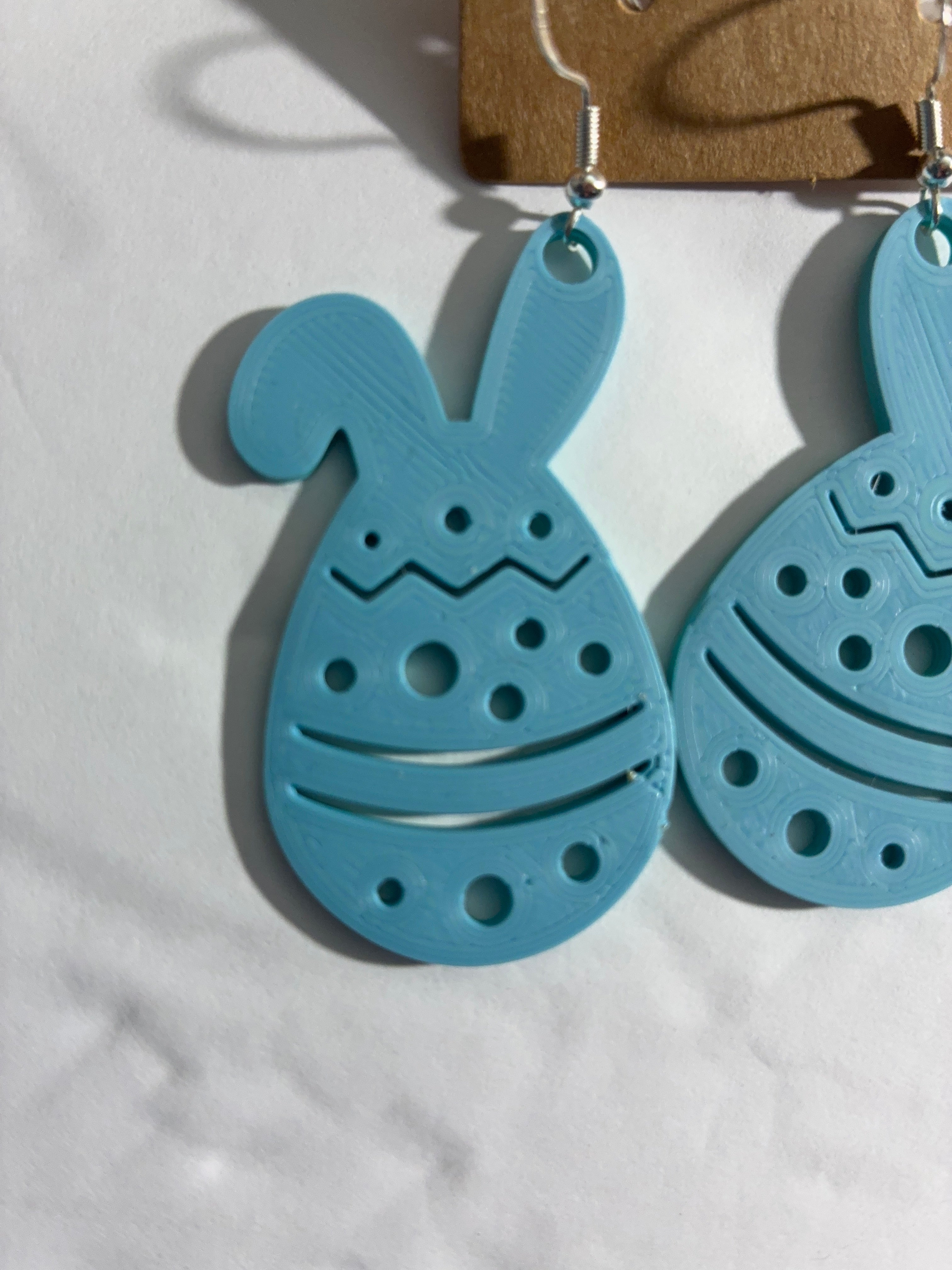 Easter Earrings 🐥 - Egg with Bunny Ears