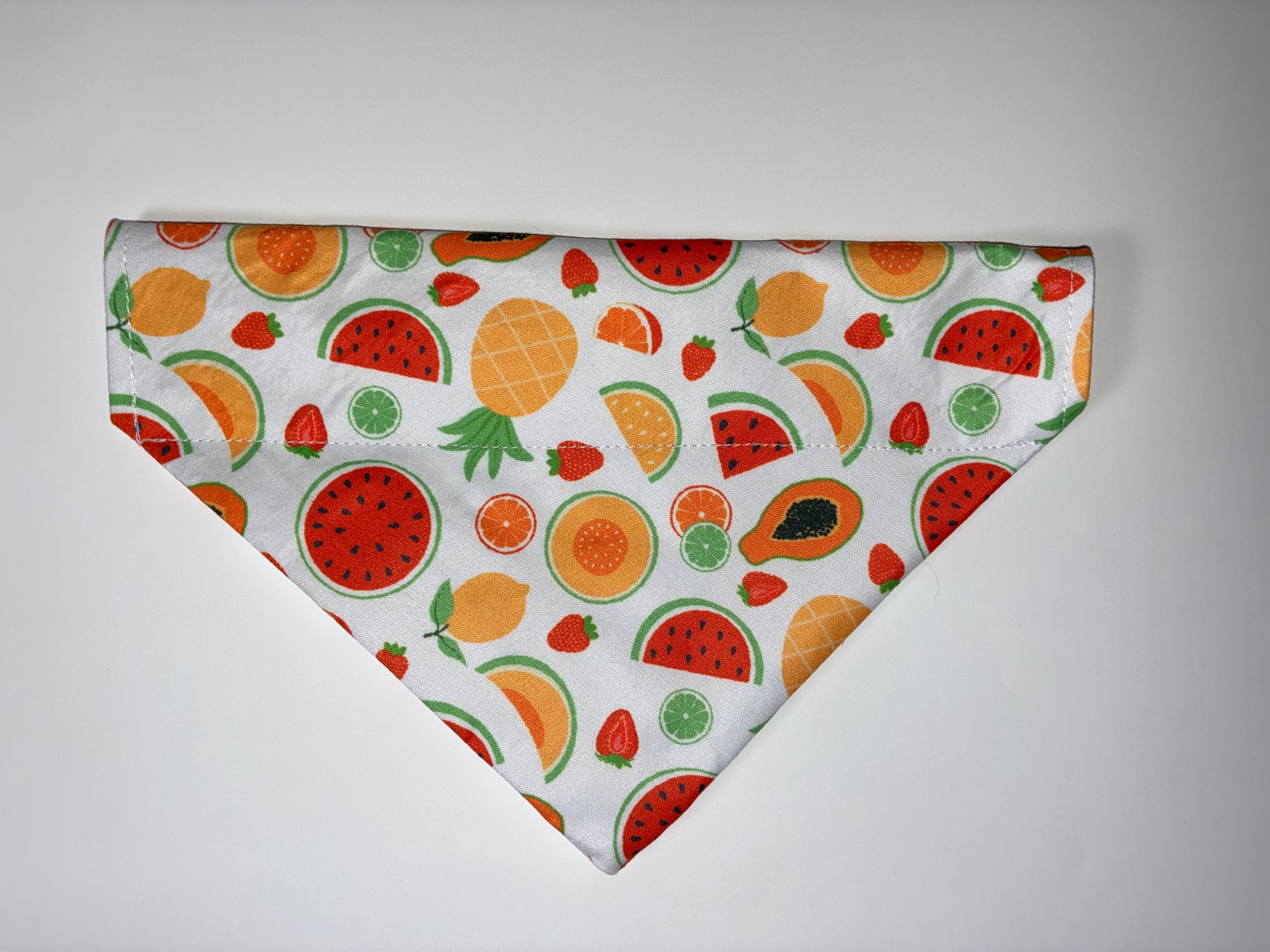 Summer Fruit Pet Bandanas - Size Medium