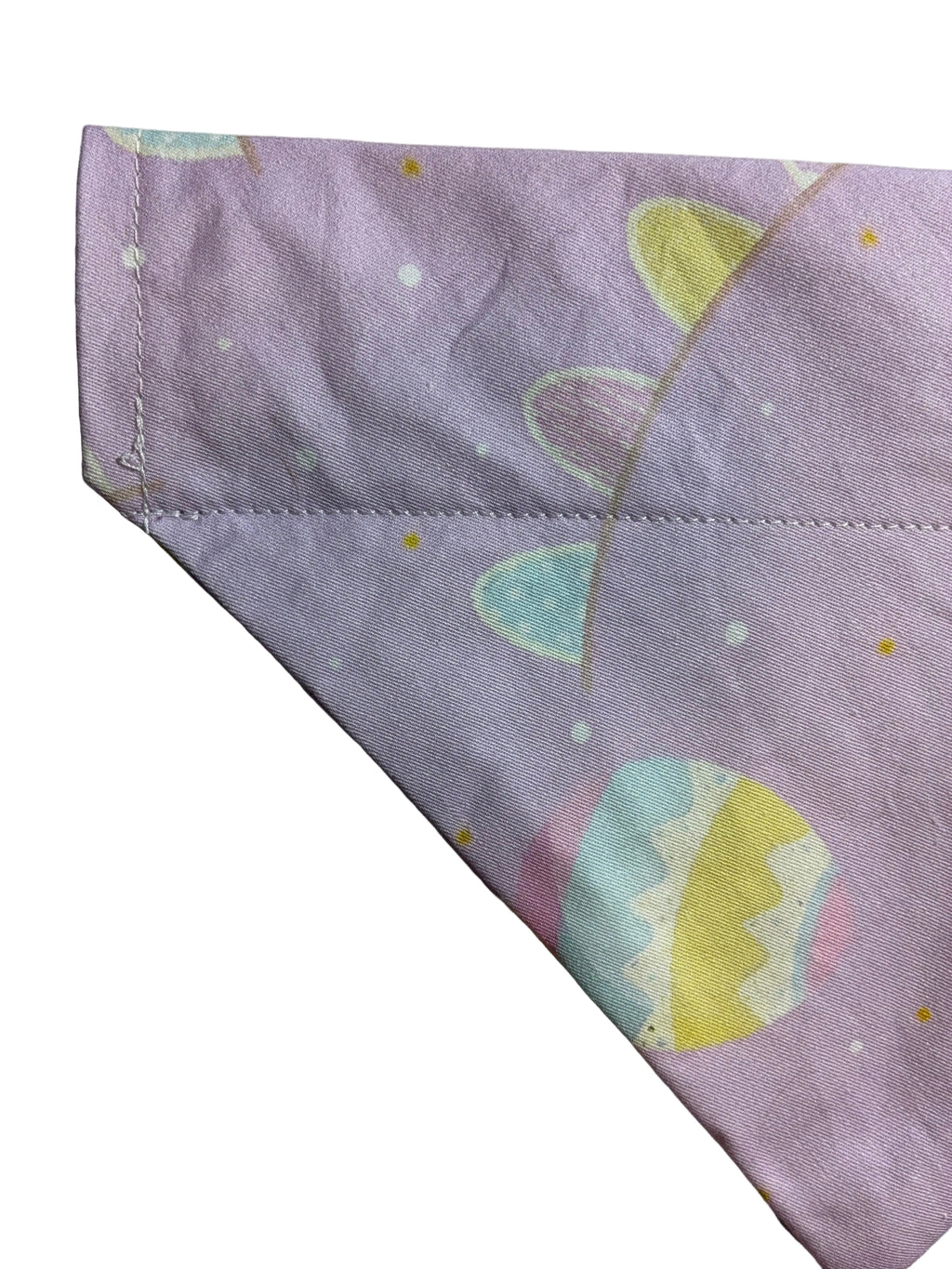 Purple Easter Bunny Pet Bandana - Size Medium