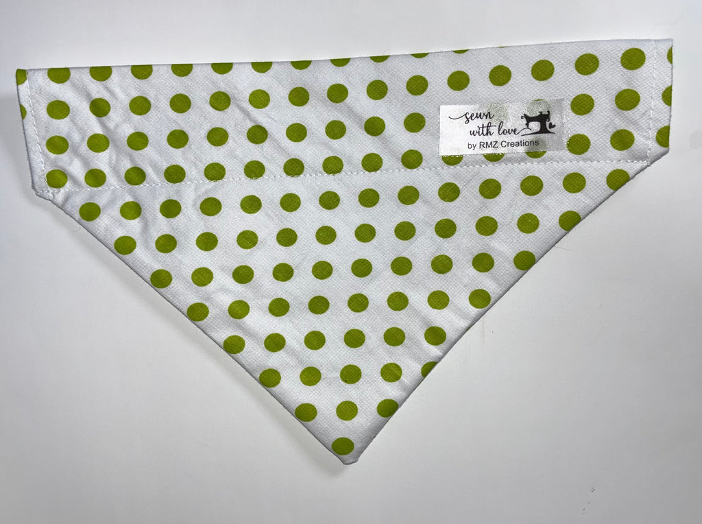 Polkadot Pet Bandanas - Size Medium