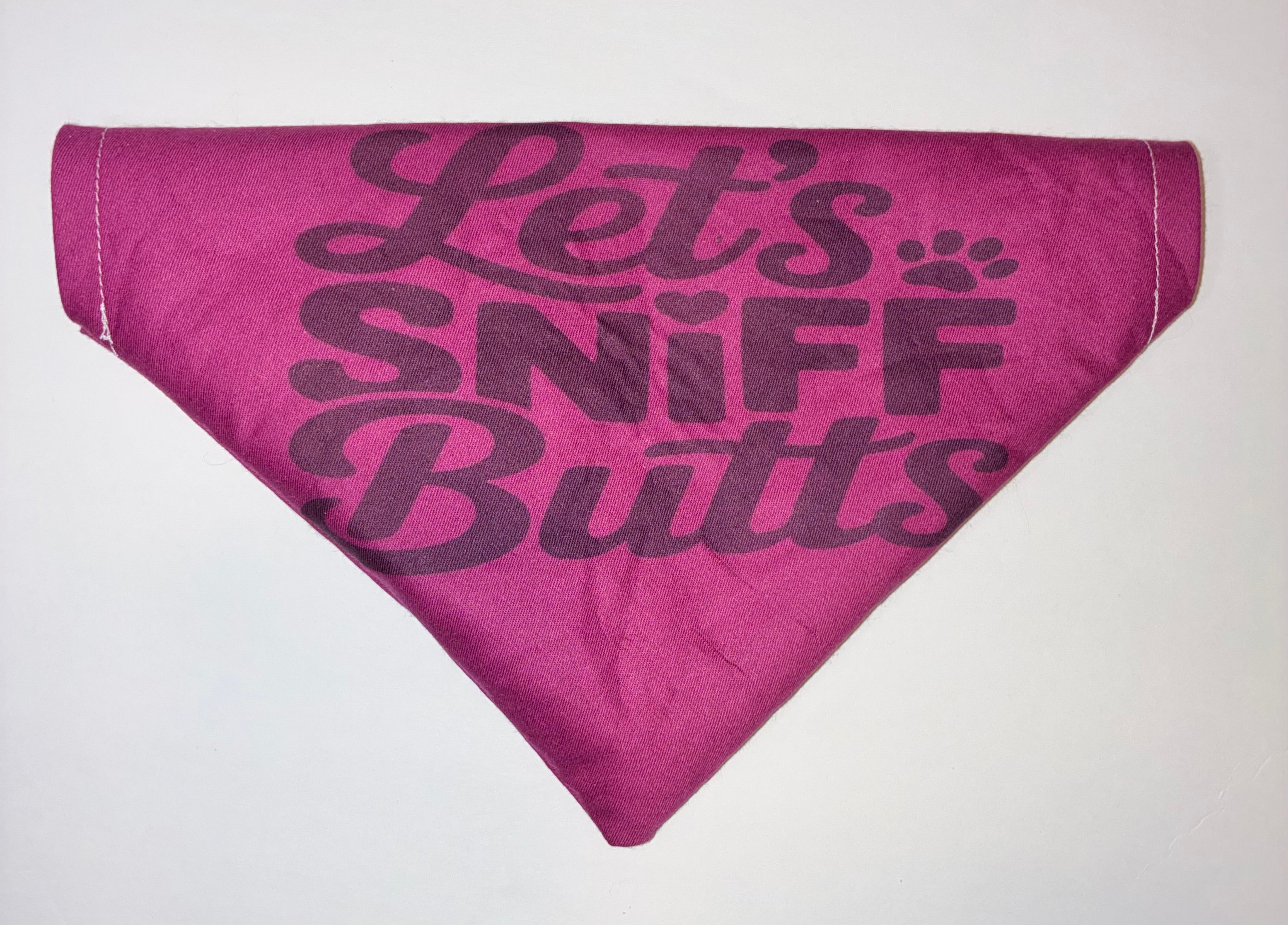 ‘Let’s Sniff Butts’ Pet Bandana