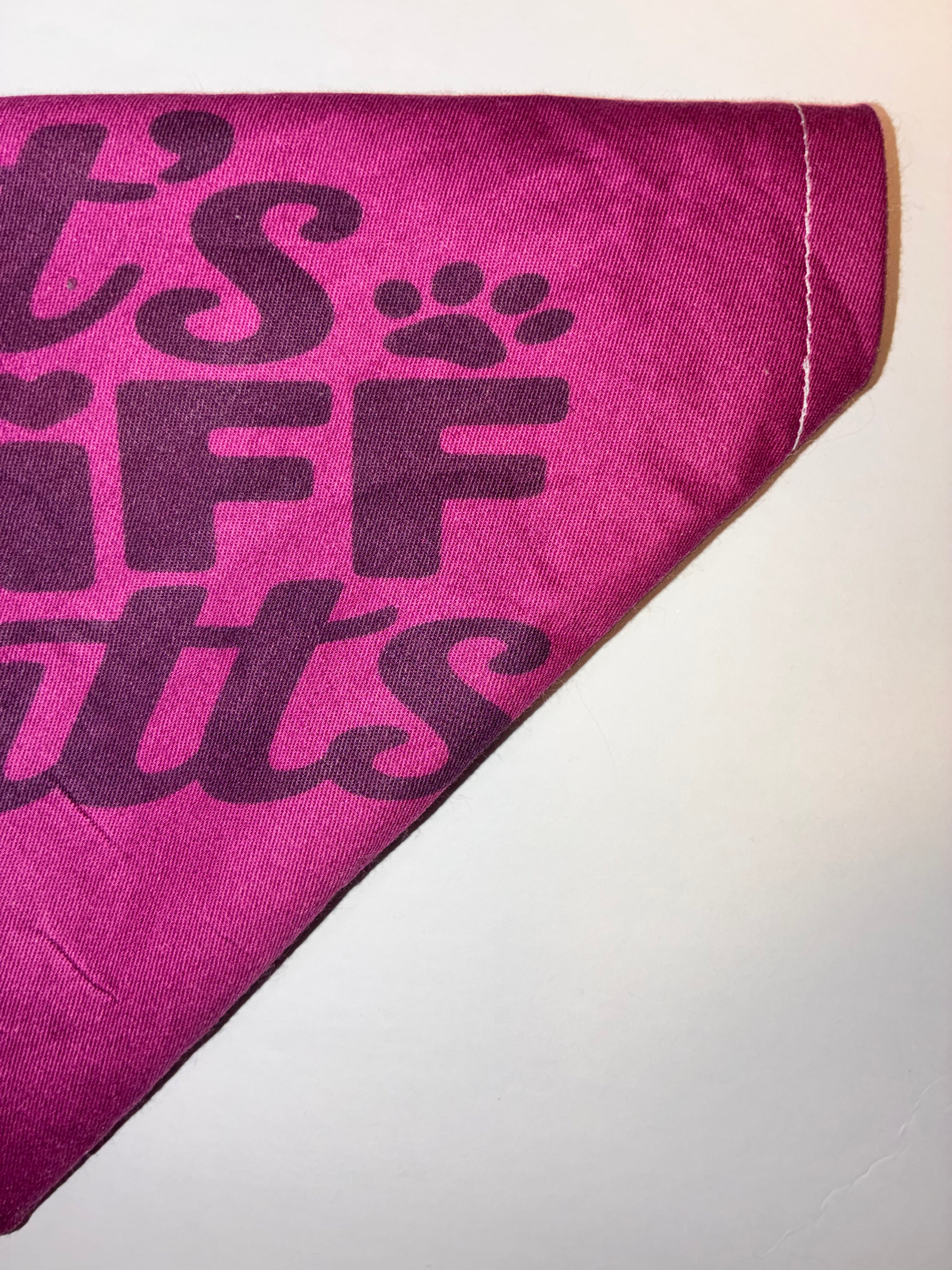 ‘Let’s Sniff Butts’ Pet Bandana
