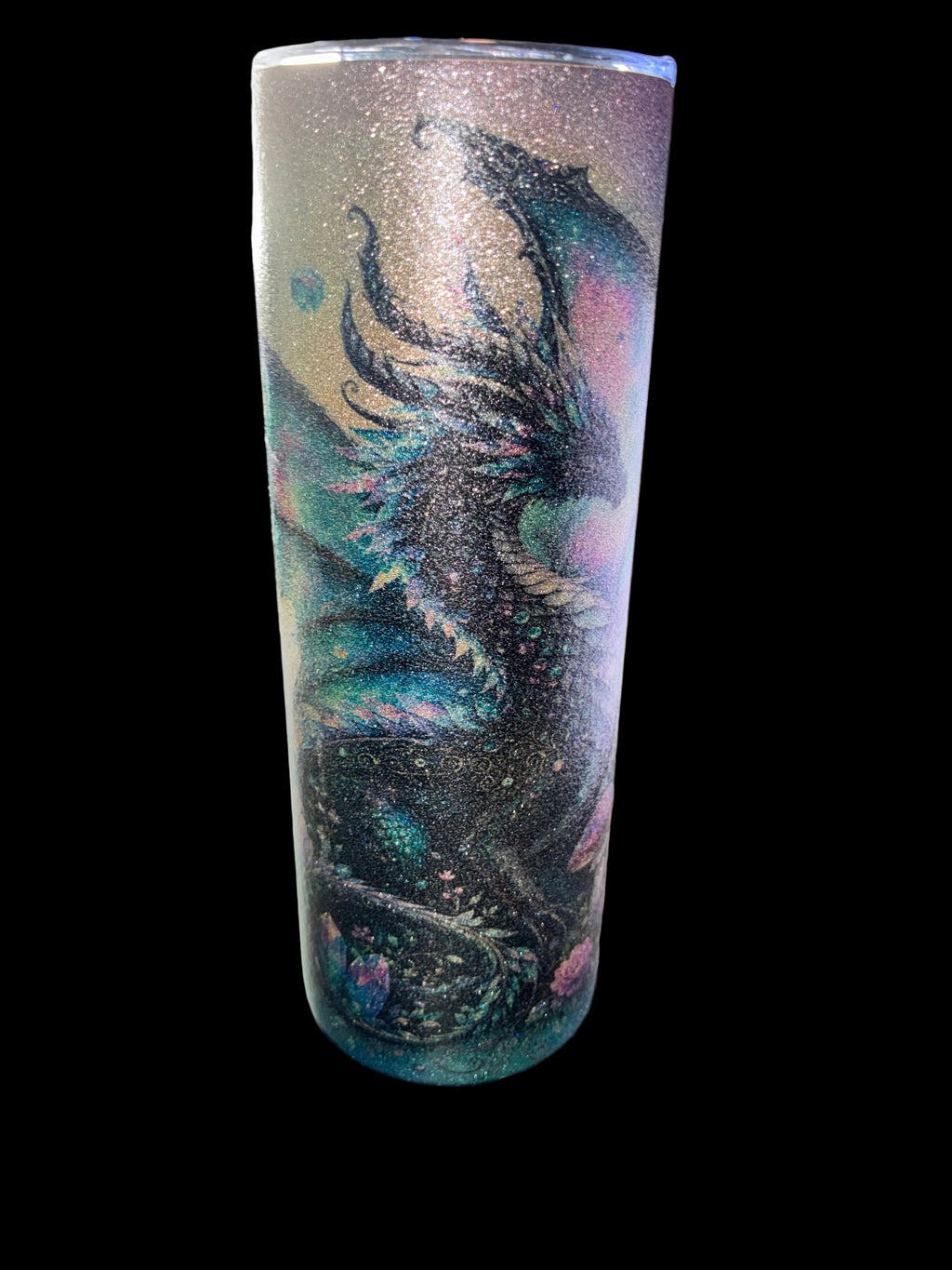 Dragon Glitter Tumbler