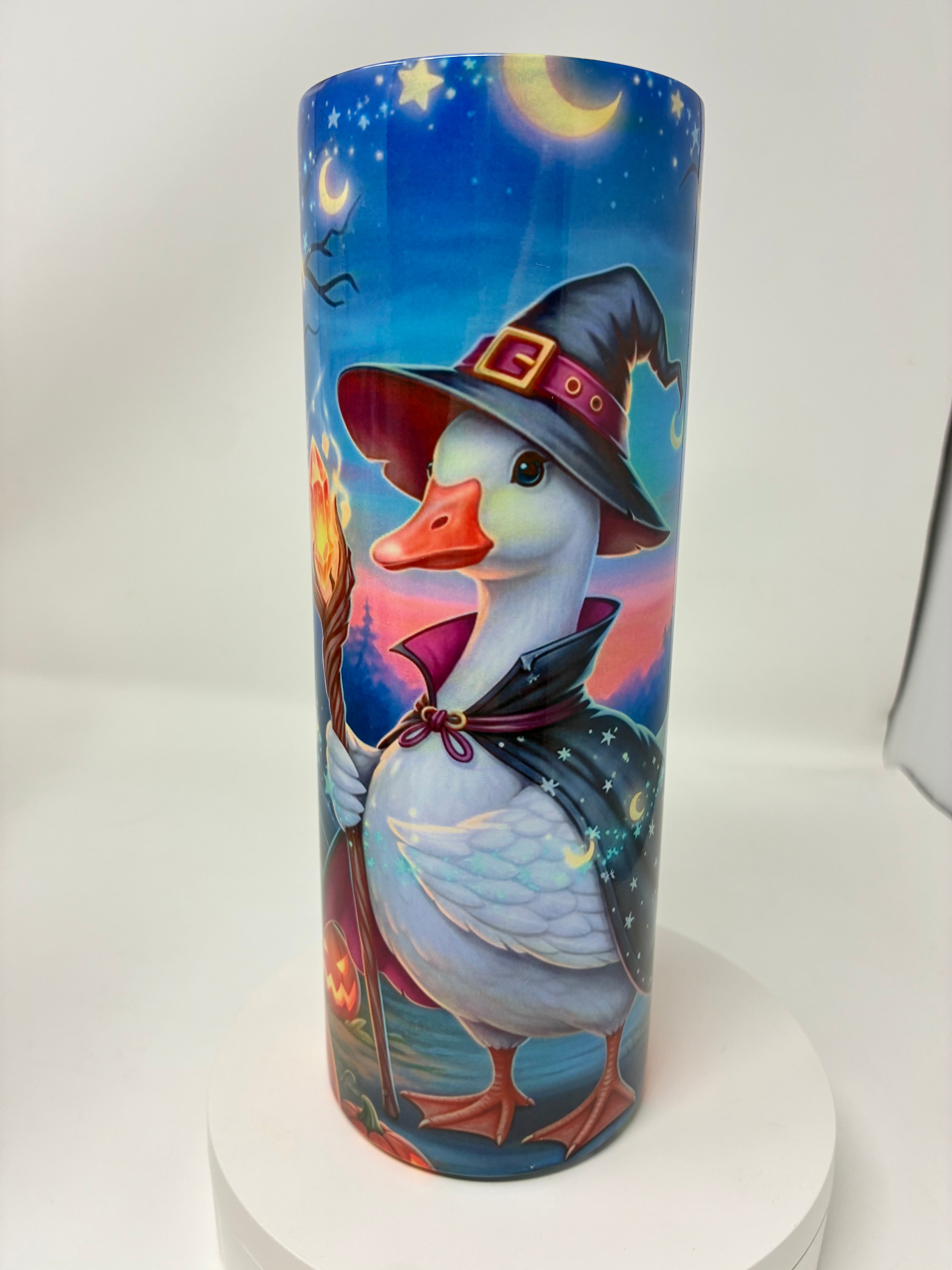 Goose Witch 20 Oz Tumbler With Lid And Straw