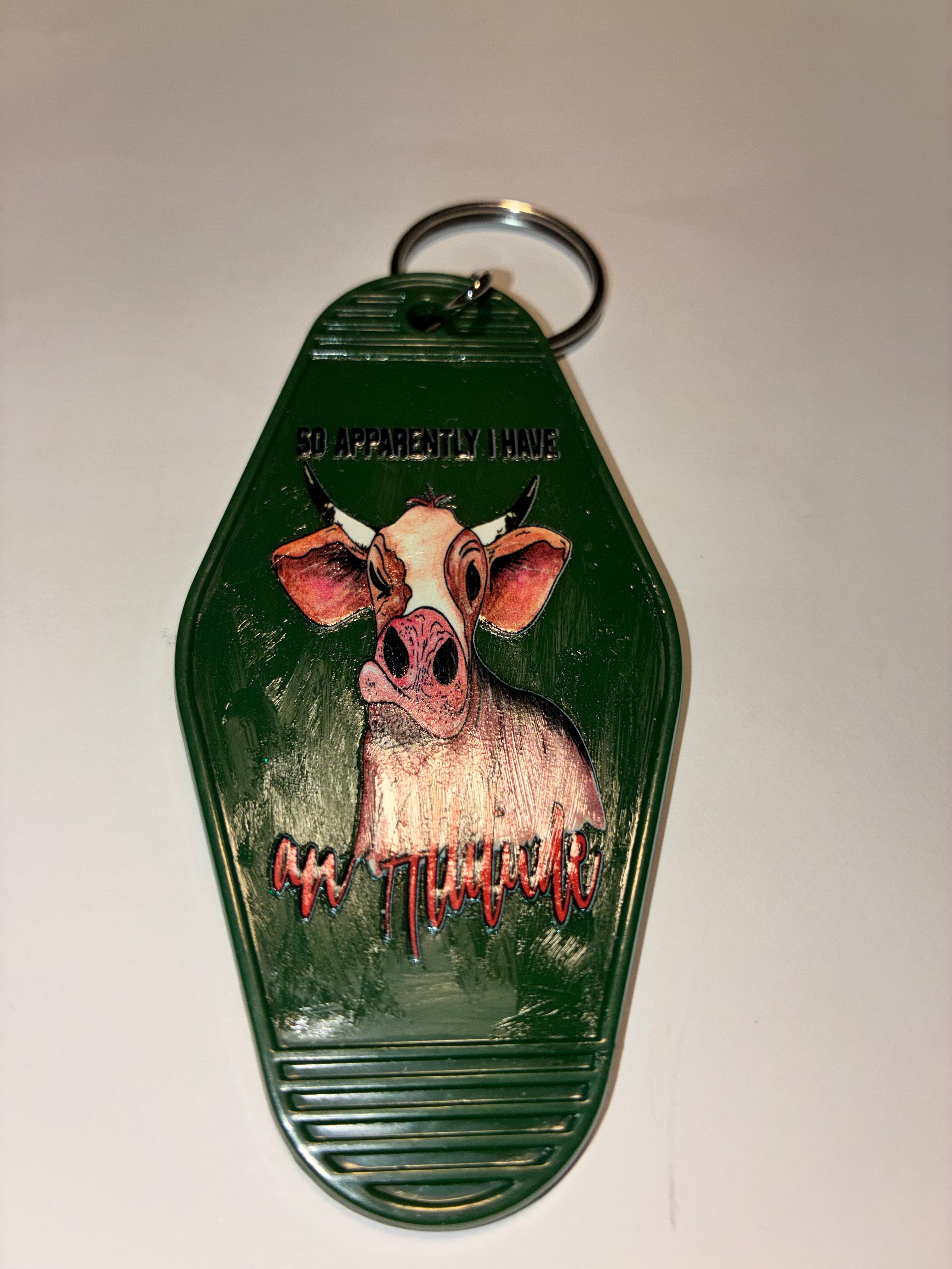 Keychains with Shiny Mod Podge