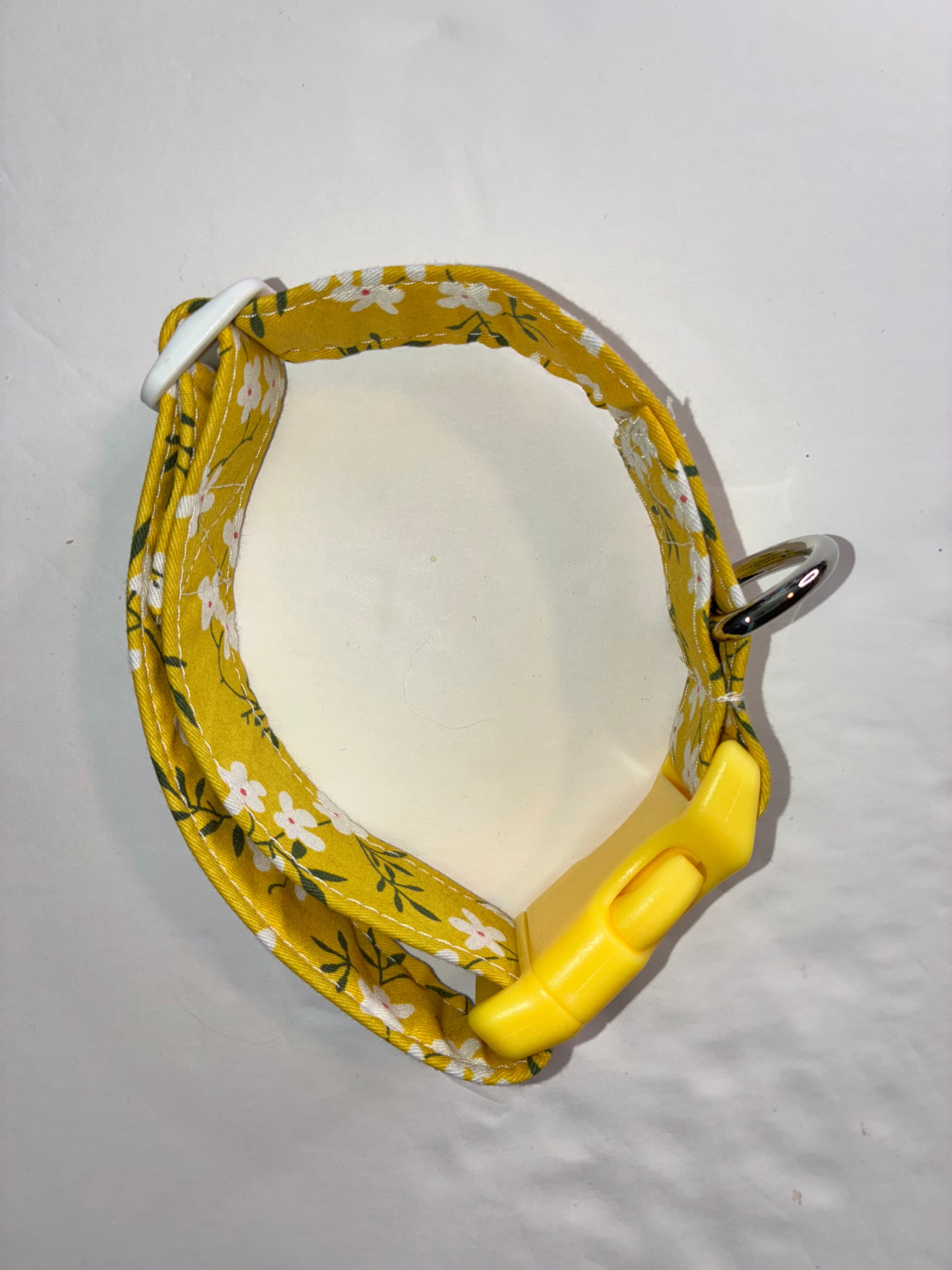 Yellow Flower Small Pet Collar