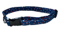 Red, White and Blue Polkadot Large Pet Collar