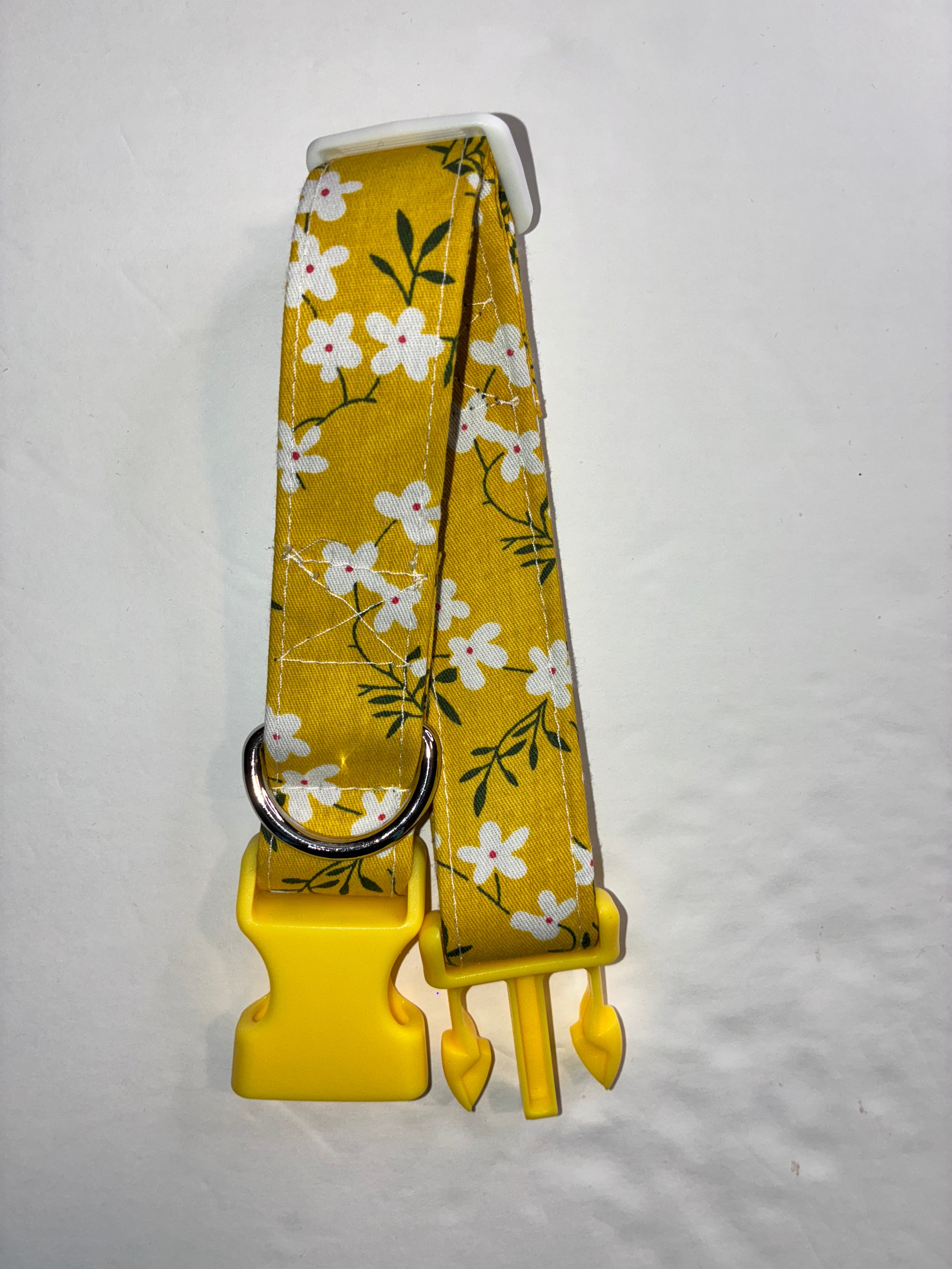 Yellow Flower Small Pet Collar