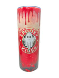 Spooky Vibes 20 Oz Tumbler With Lid And Straw