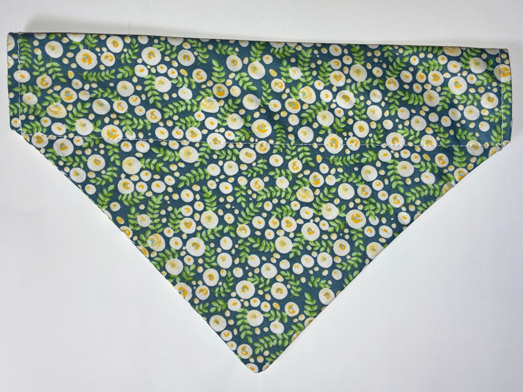 Summer Floral Pet Bandanas - Size Medium