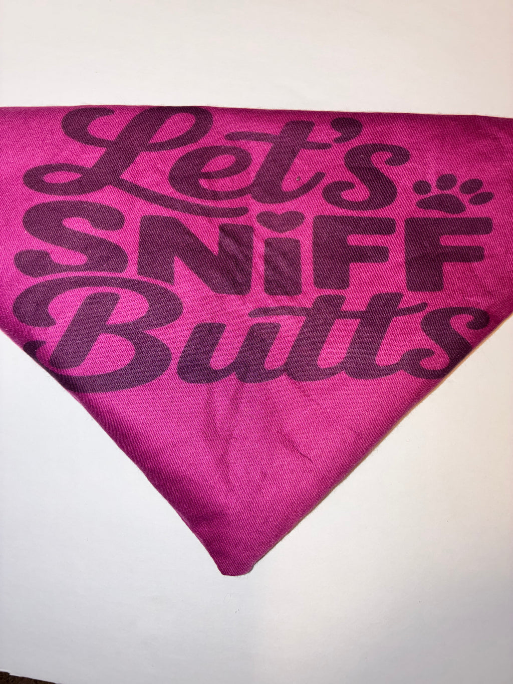 ‘Let’s Sniff Butts’ Pet Bandana