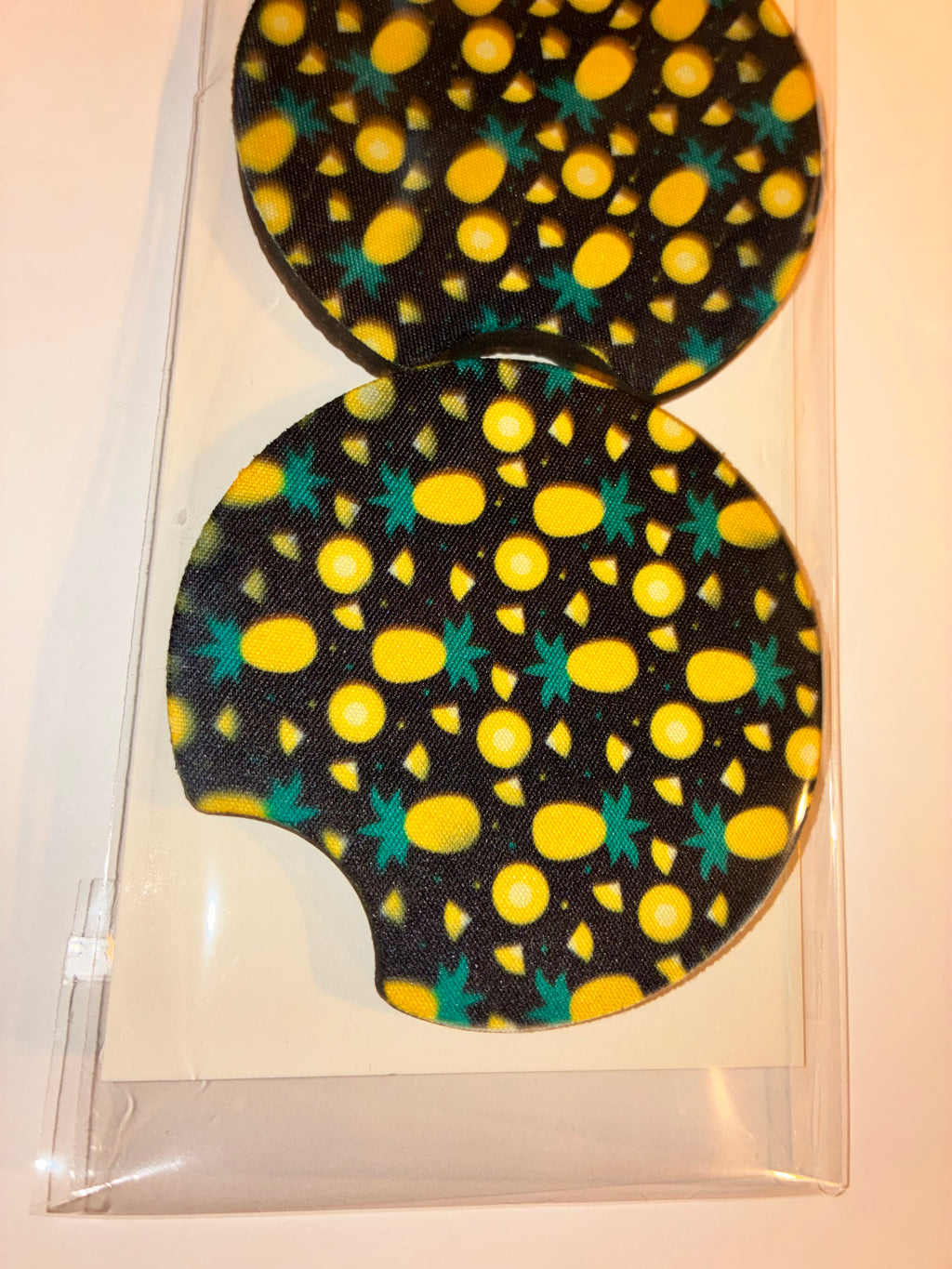 Pineapple #2 car coasters
