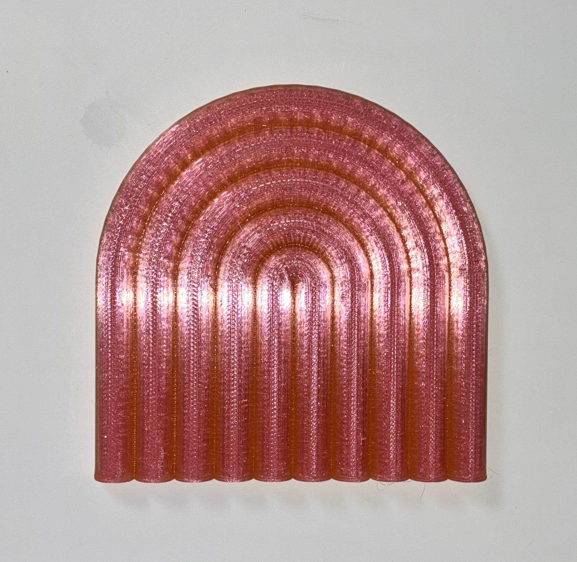 3-D Printed Rainbow Coaster