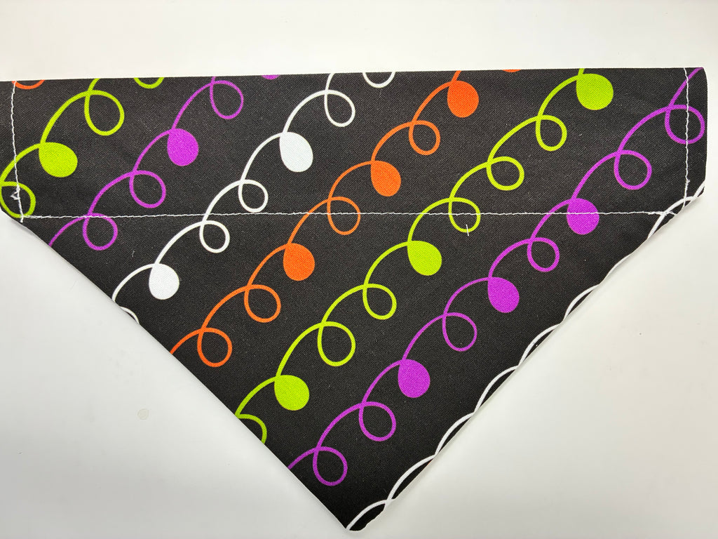Festive Halloween Pet Bandana - Size Medium