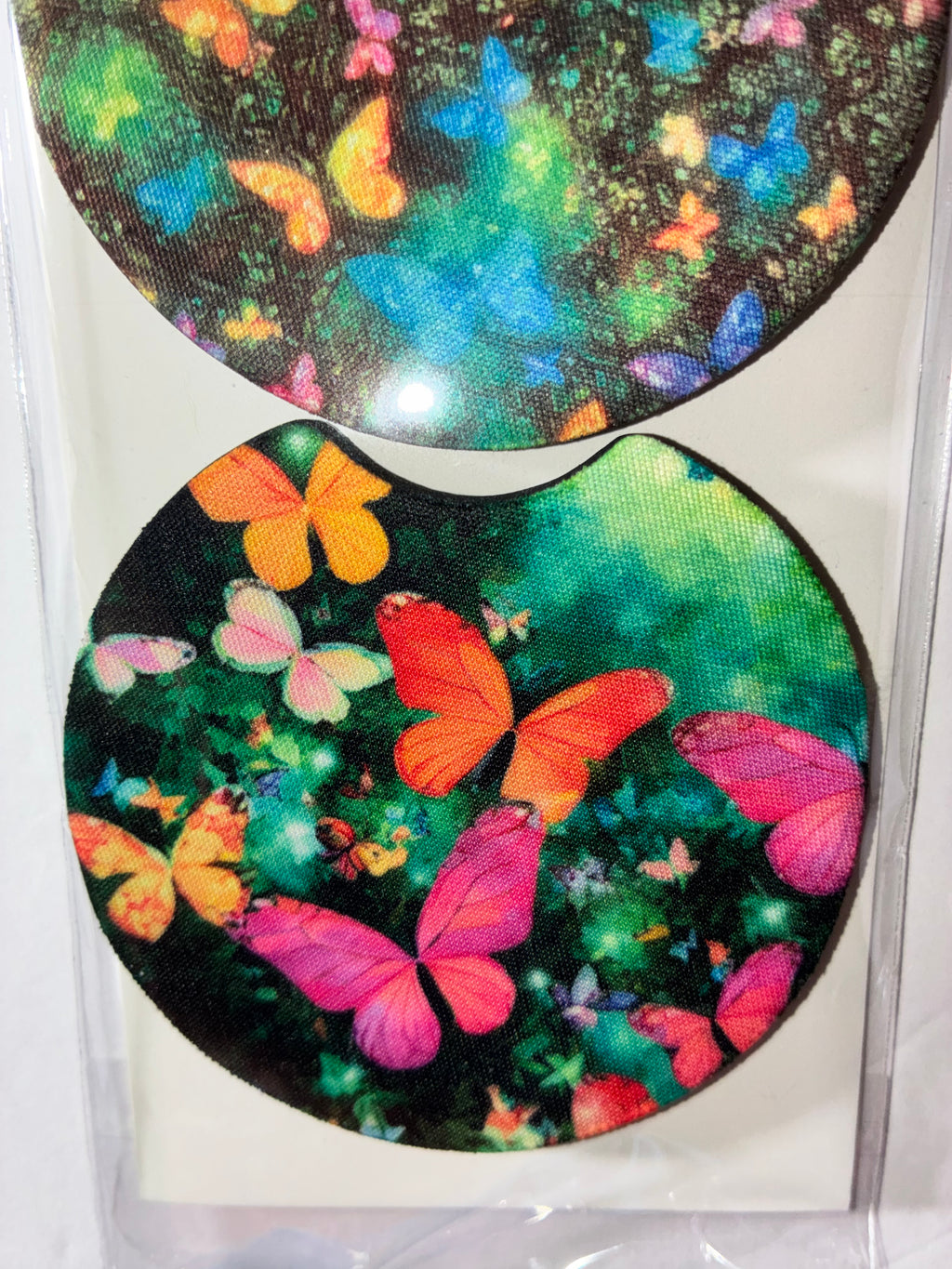 Butterfly car coasters