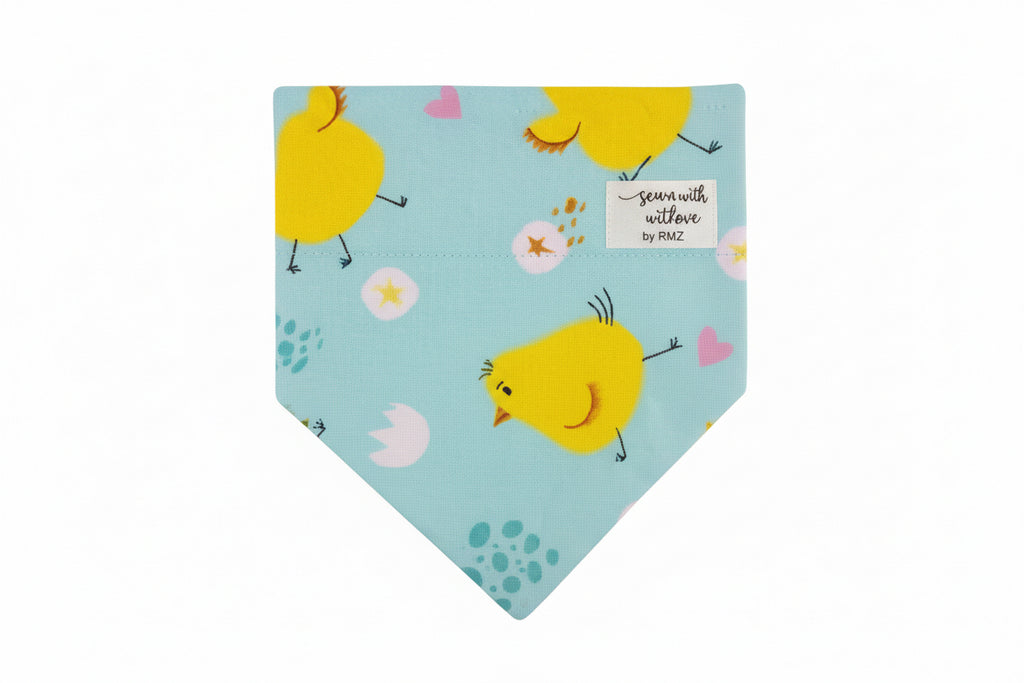 Easter Chick Pet Bandana - Size Medium