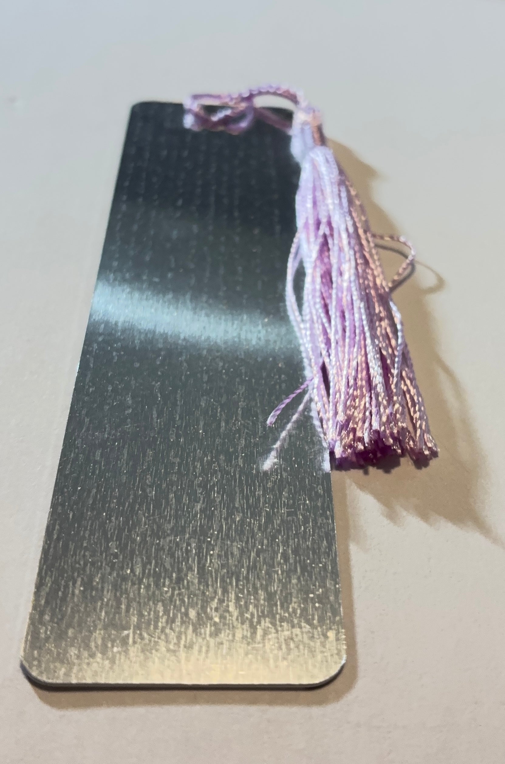 Black Cat, Purple Background Bookmark