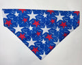 Blue with Stars Pet Bandana - Size Medium