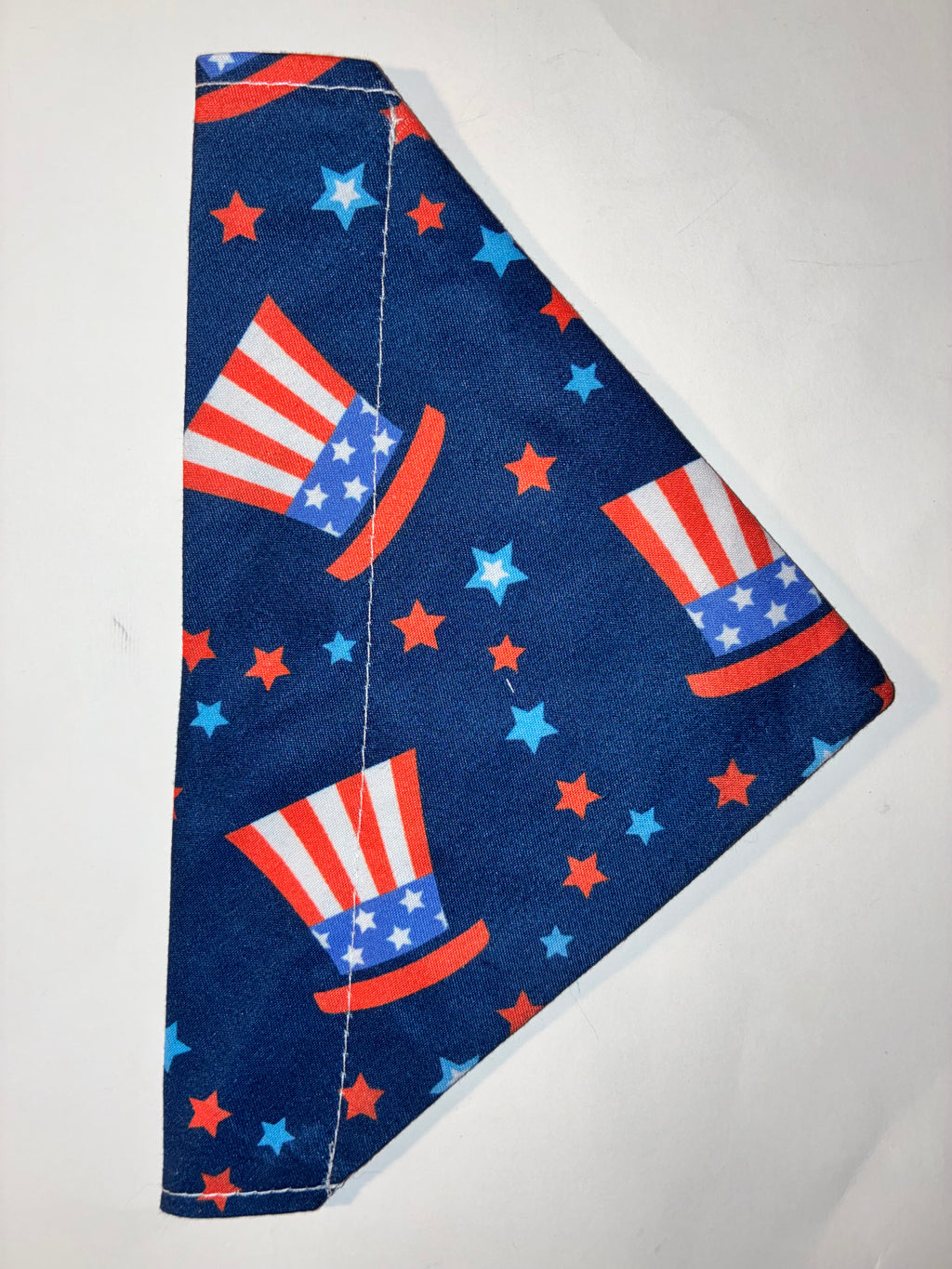 Patriotic Top Hat Pet Bandana - Size Small