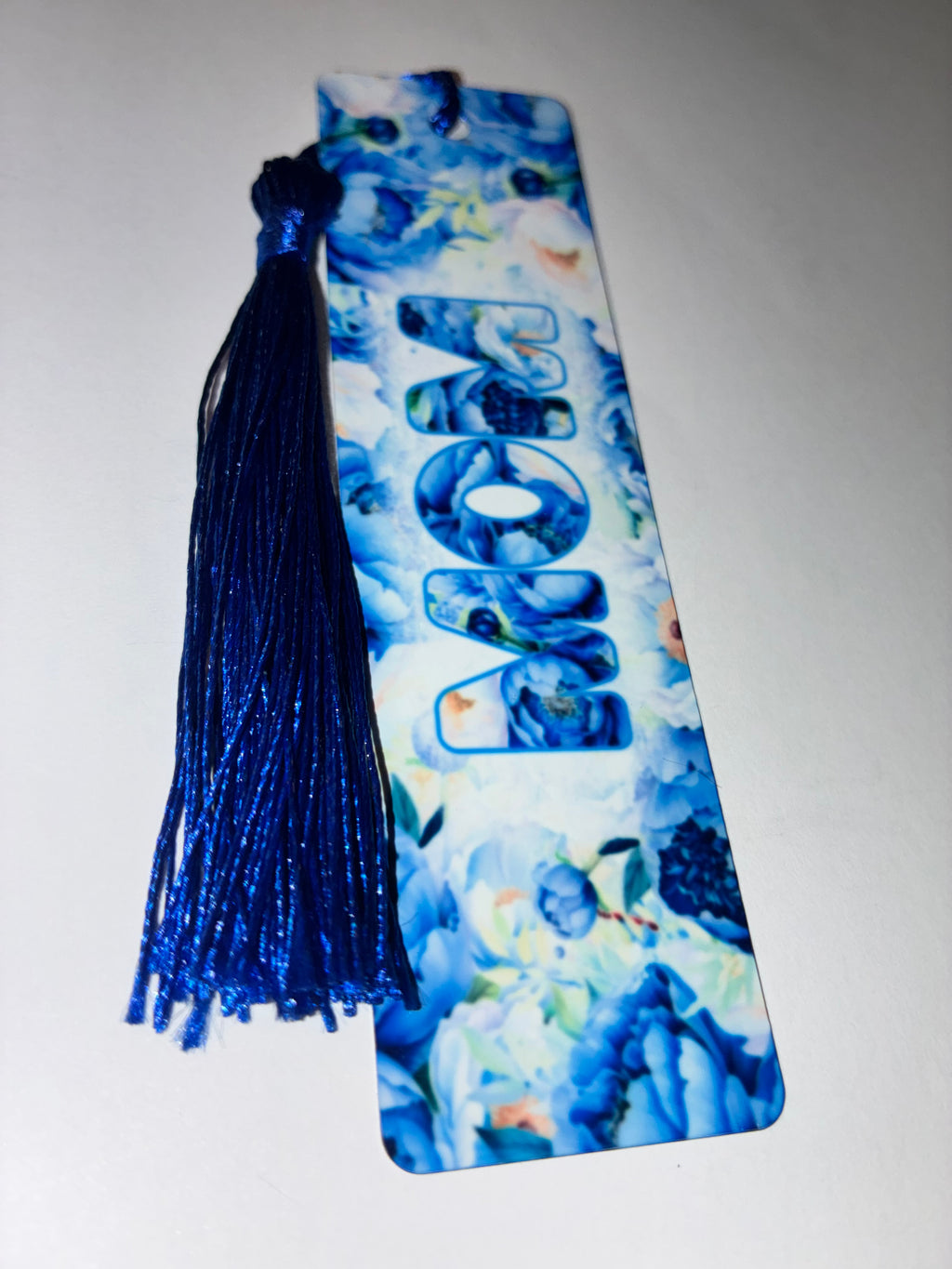 Blue Mom Bookmark