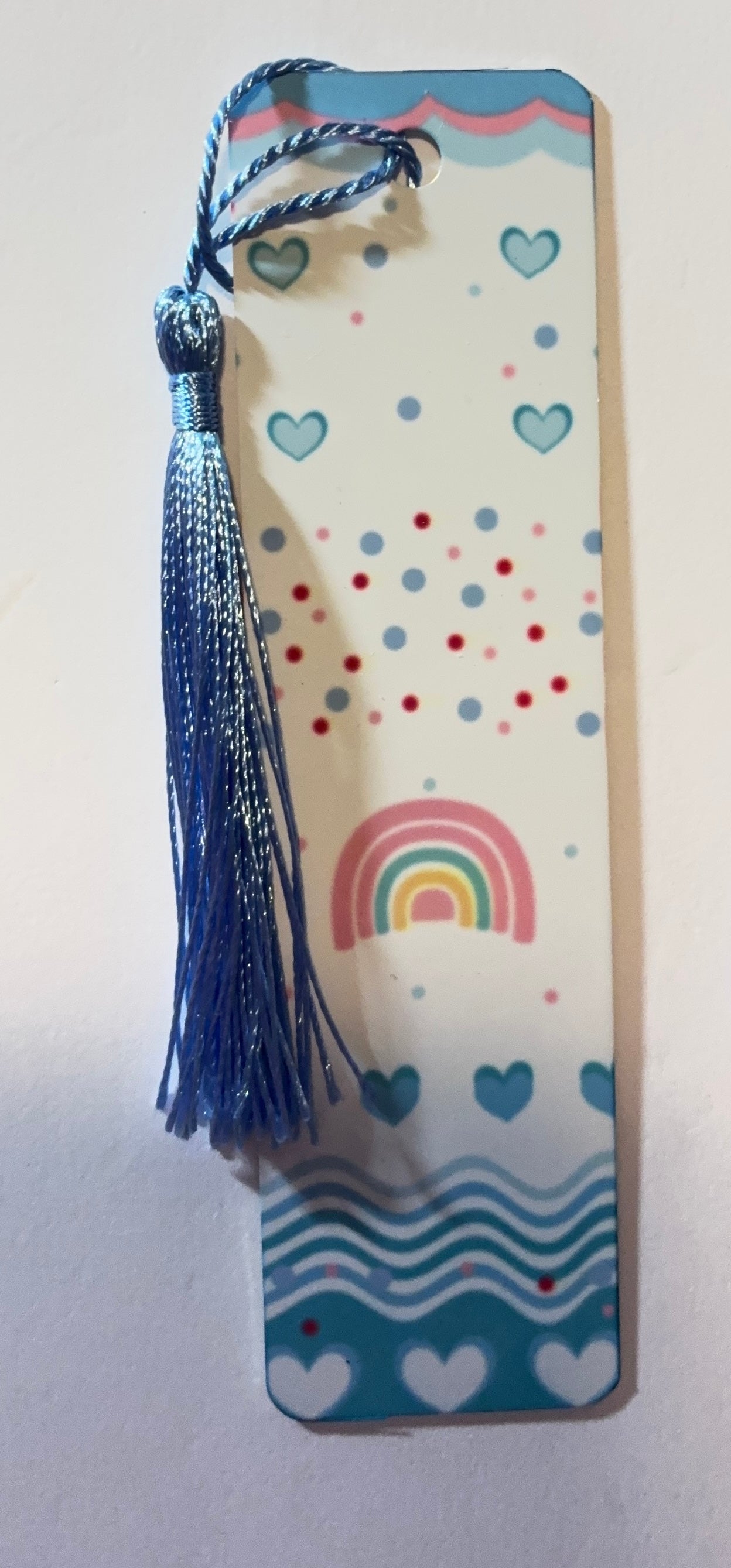 Heart and Rainbow Bookmark