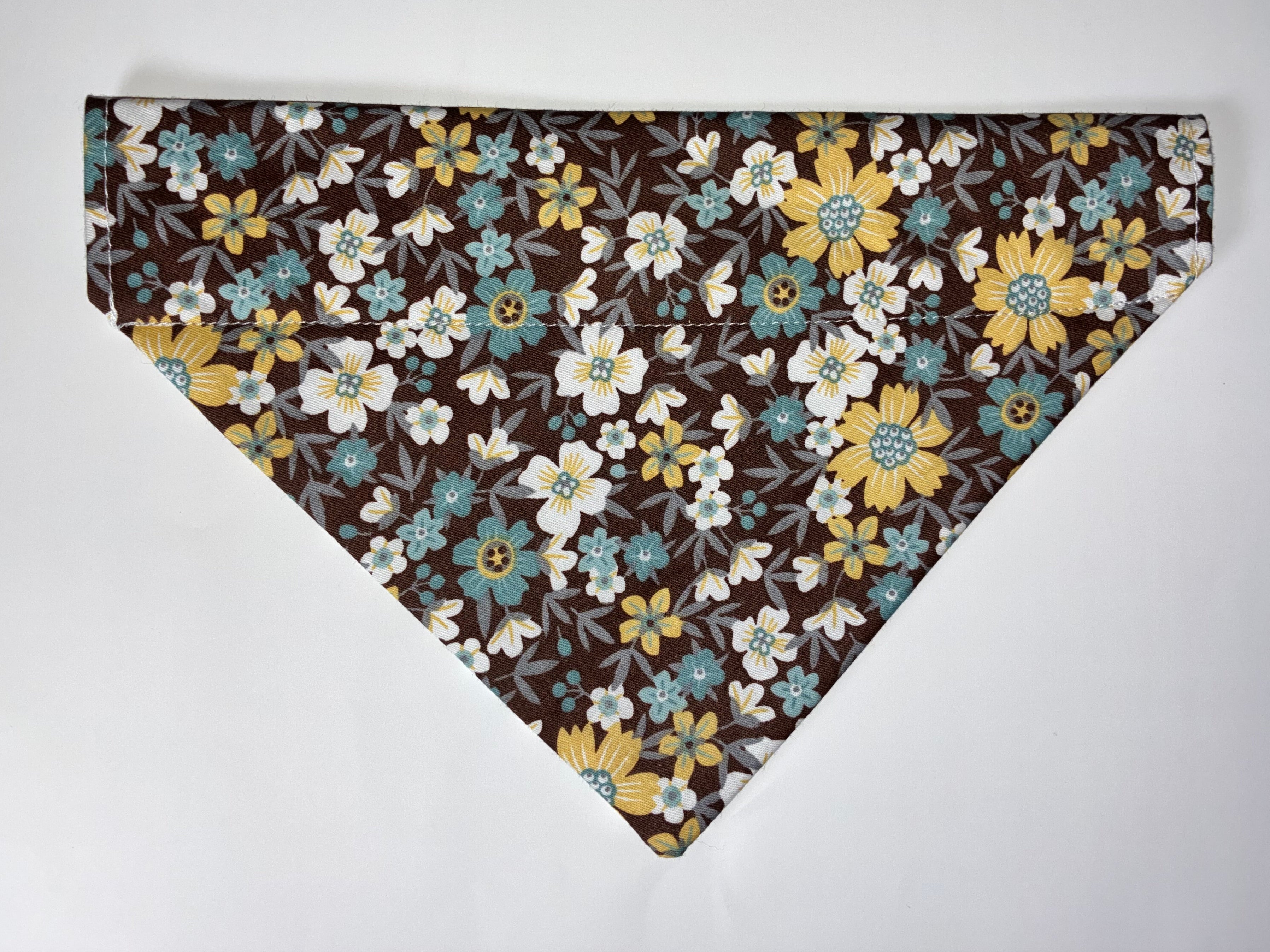 Summer Floral Pet Bandanas - Size Medium