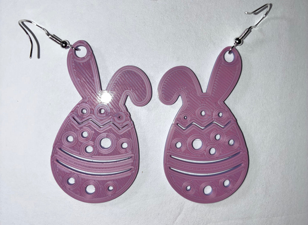 Easter Earrings 🐥 - Egg with Bunny Ears