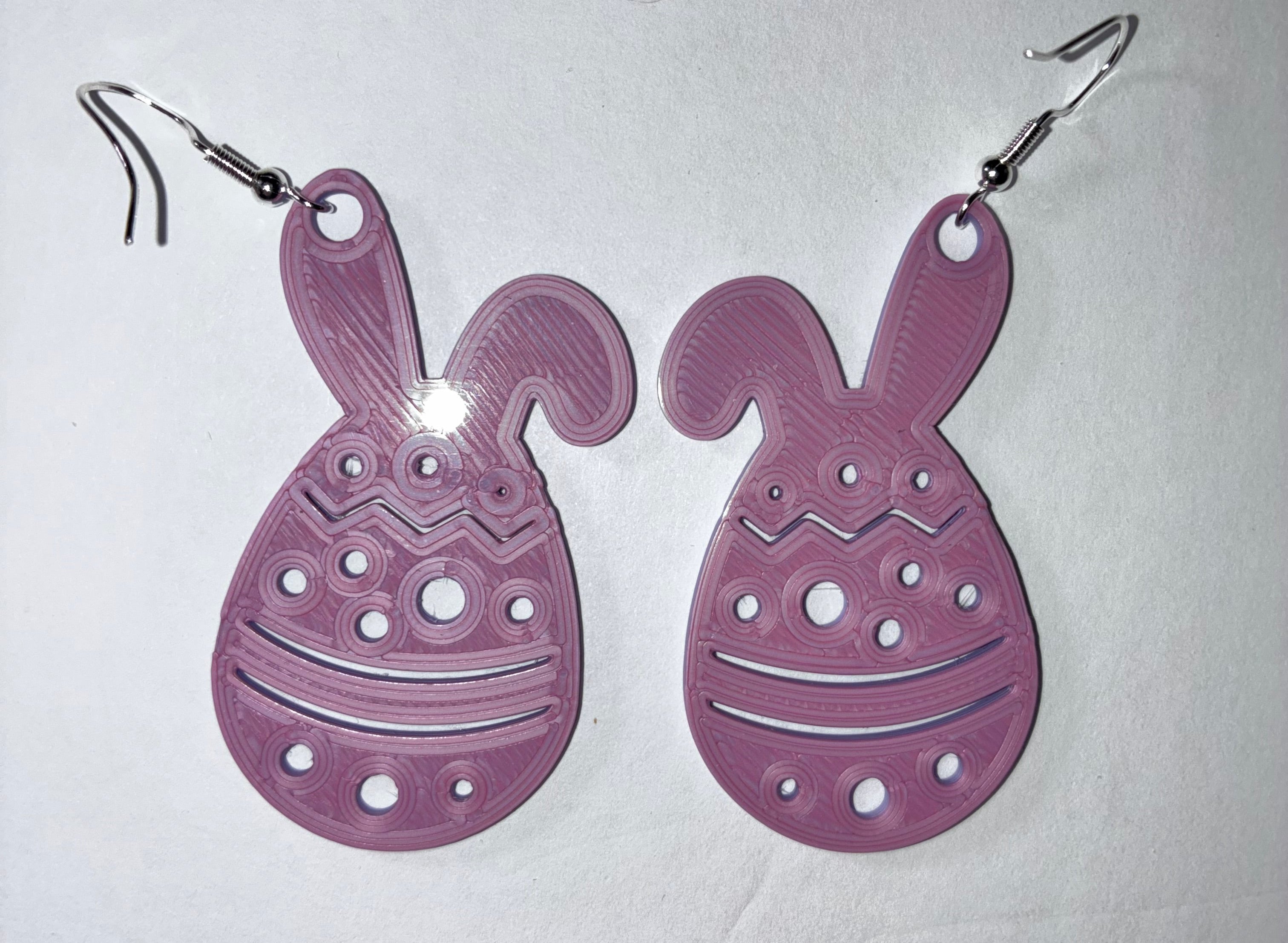 Easter Earrings 🐥 - Egg with Bunny Ears