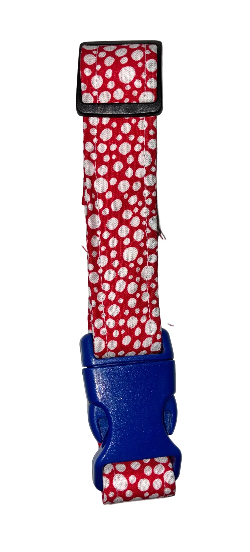 White Polkadot Small Pet Collar