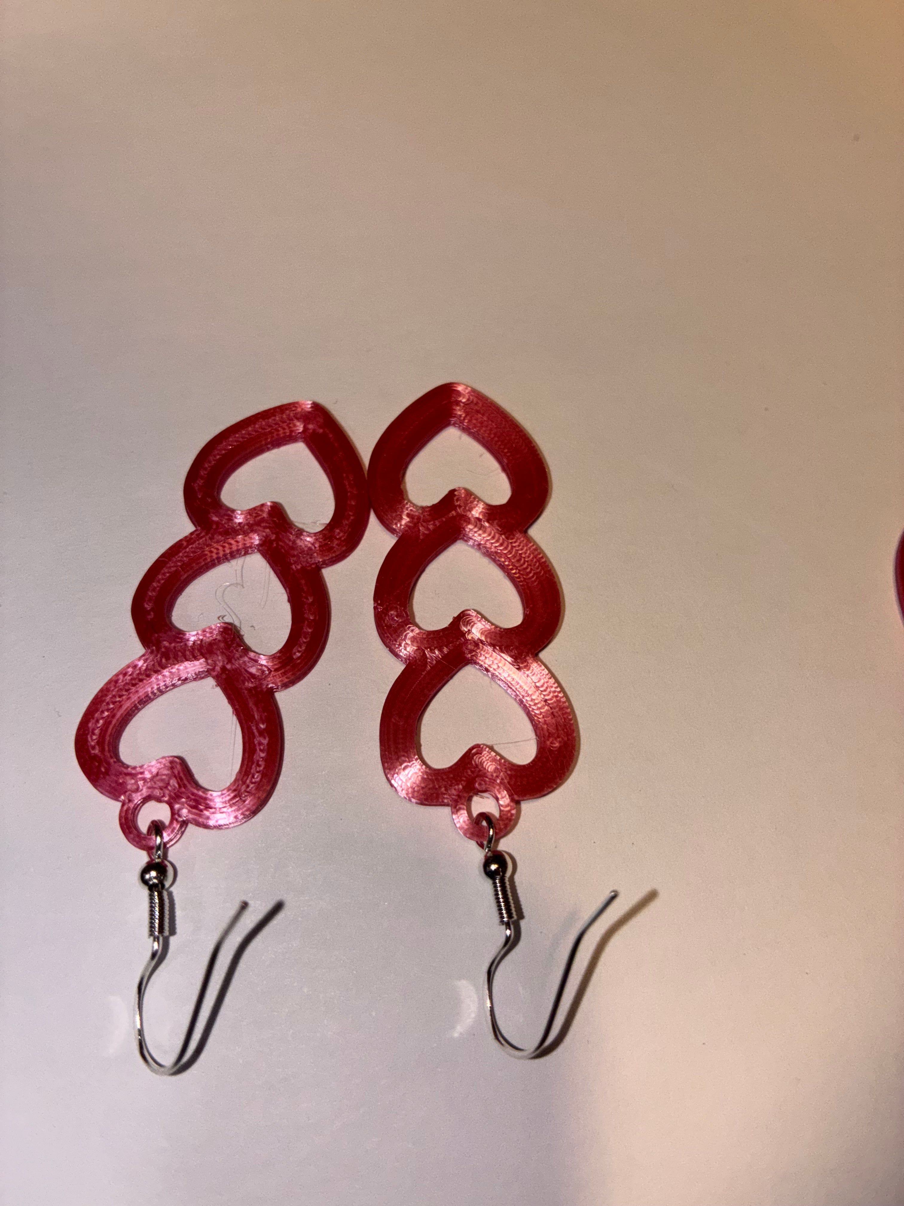 Valentine’s Day Silk Pink Earrings | Hypoallergenic & Durable