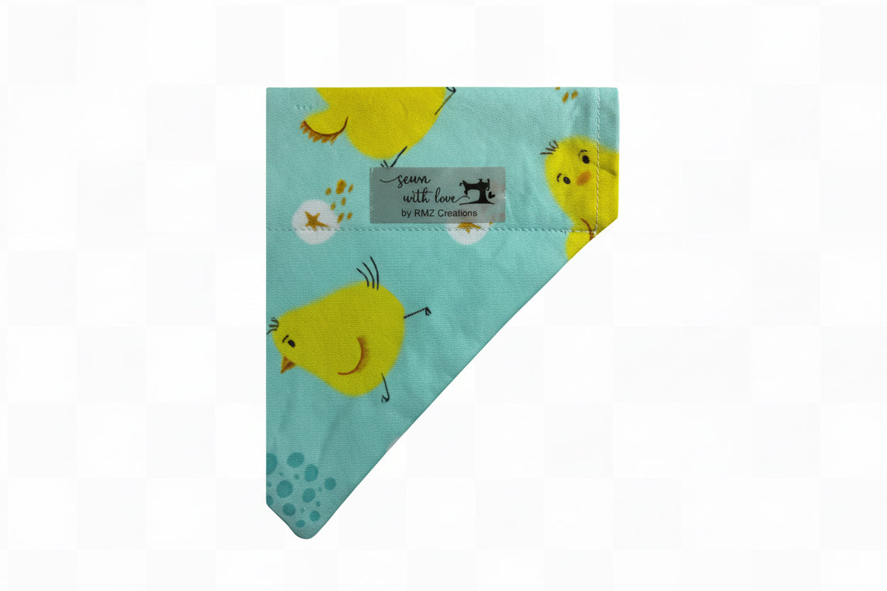 Easter Chick Pet Bandana - Size Medium